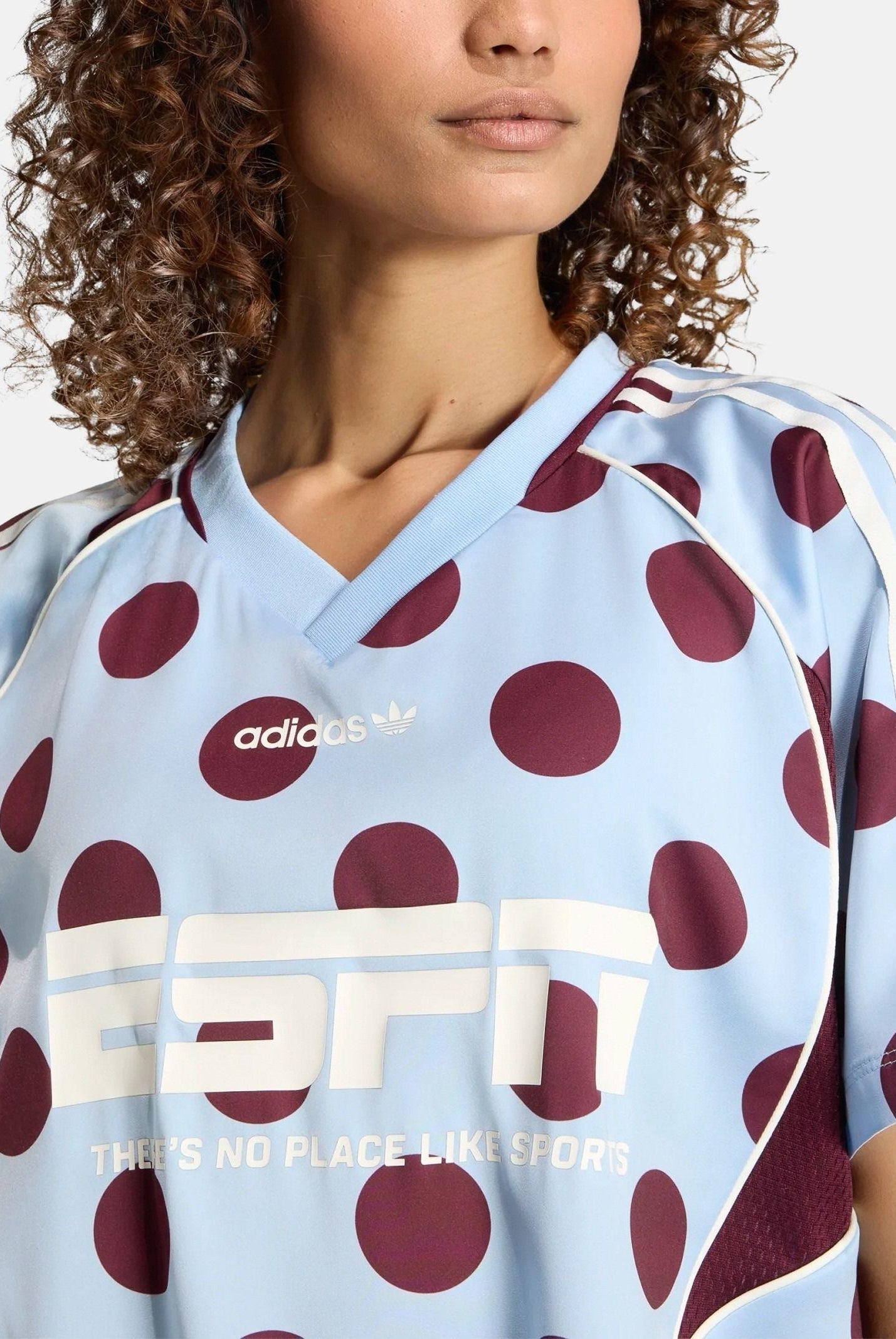 ADIDAS ORIGINALS maglia Street Jersey SS Clear Sky azzurro chiaro donna. KV1188 . ADIDAS ORIGINALS