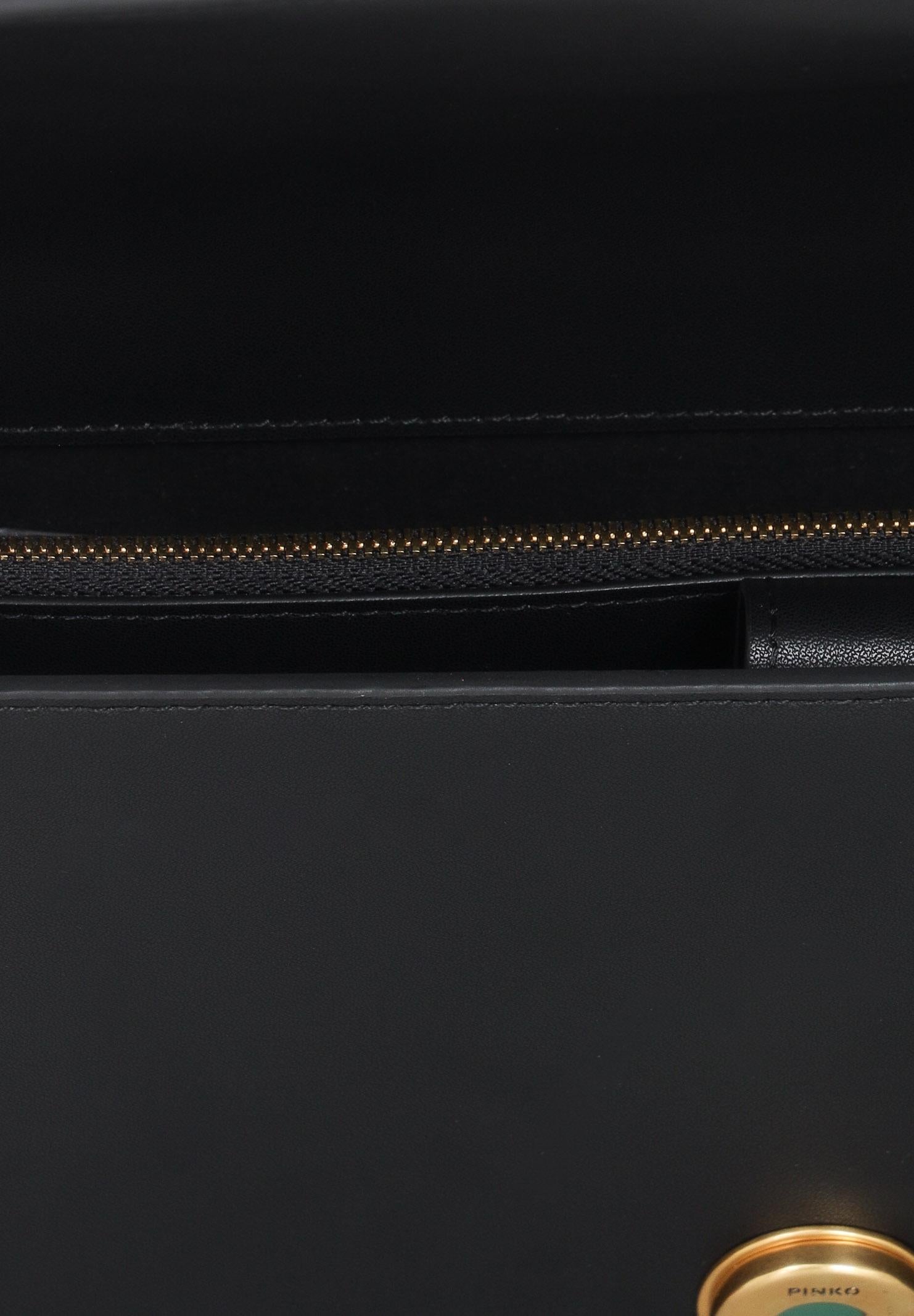 PINKO Borsa a tracolla Classic Love Bag One nera da donna 100941A0F1 Z99Q PINKO