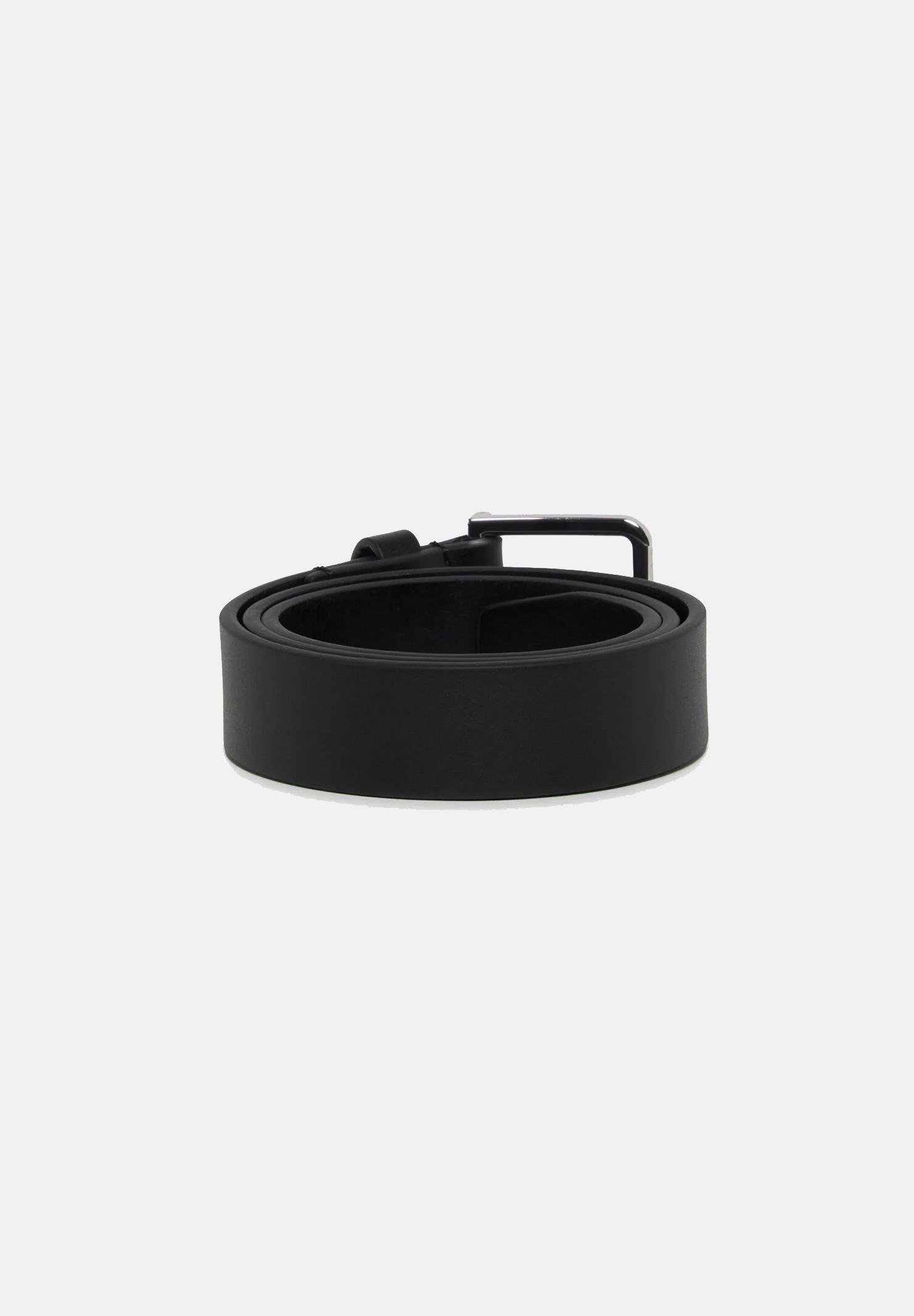 DSQUARED2 Cintura nera per uomo e donna con fibbia metallica DQ1556D005Z DQ900 DSQUARED2