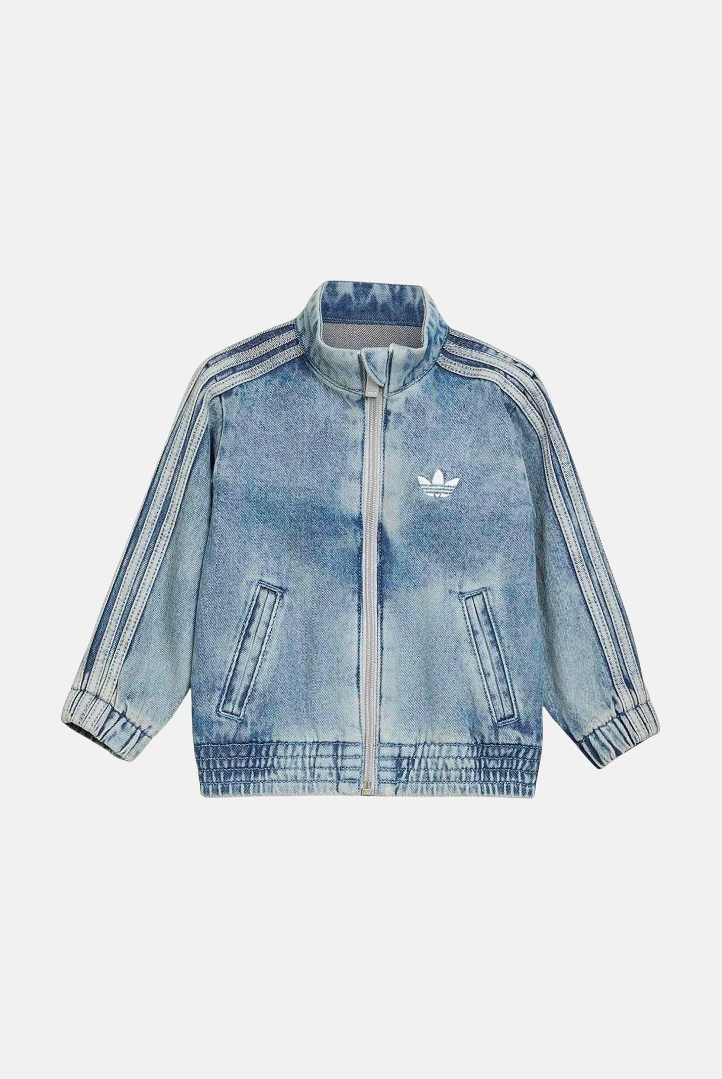 ADIDAS ORIGINALS Giacca sportiva effetto denim da neonato, unisex. KT4366 . ADIDAS ORIGINALS