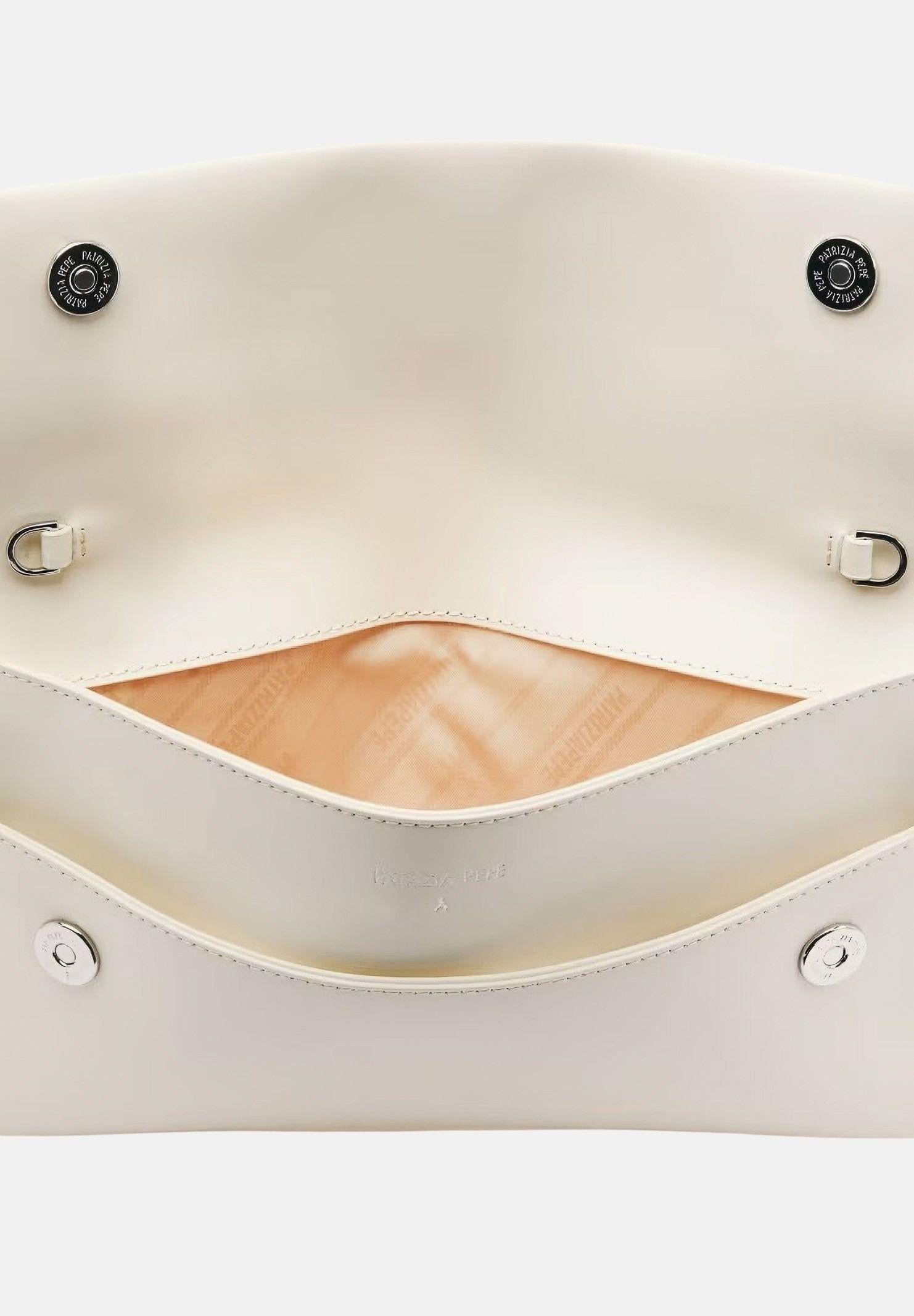 PATRIZIA PEPE Pochette Fly panna da donna CB5460L011 J4O0 PATRIZIA PEPE