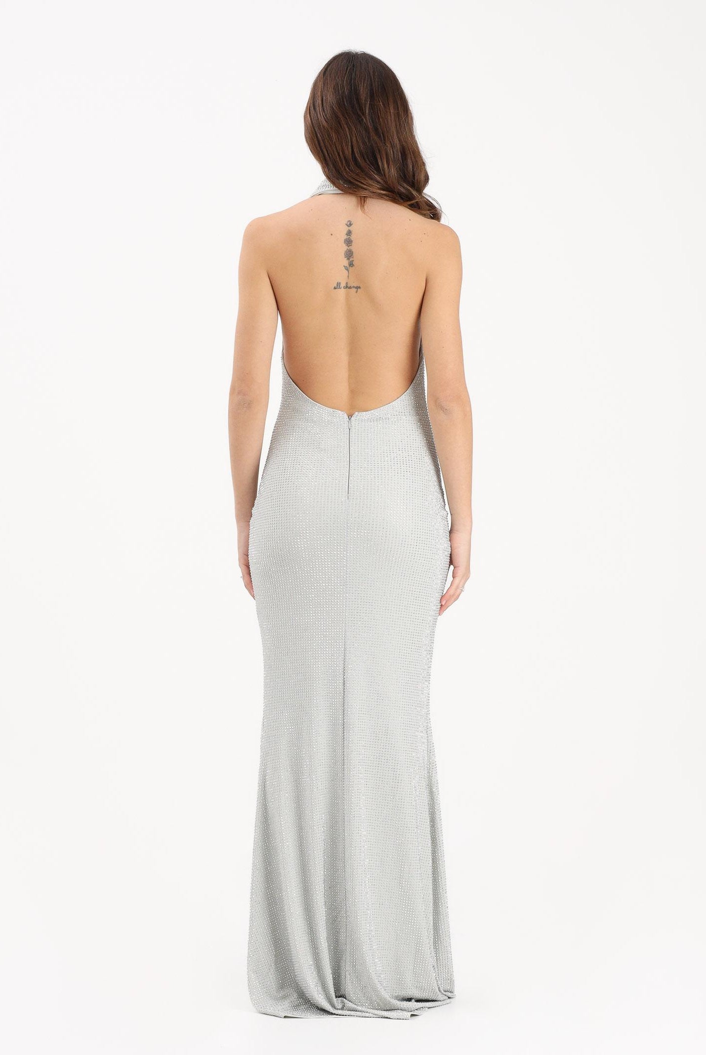 TWENTY FOURHAITCH Abito lungo Kuta grigio da donna A0123ARG62P AR TWENTY FOURHAITCH