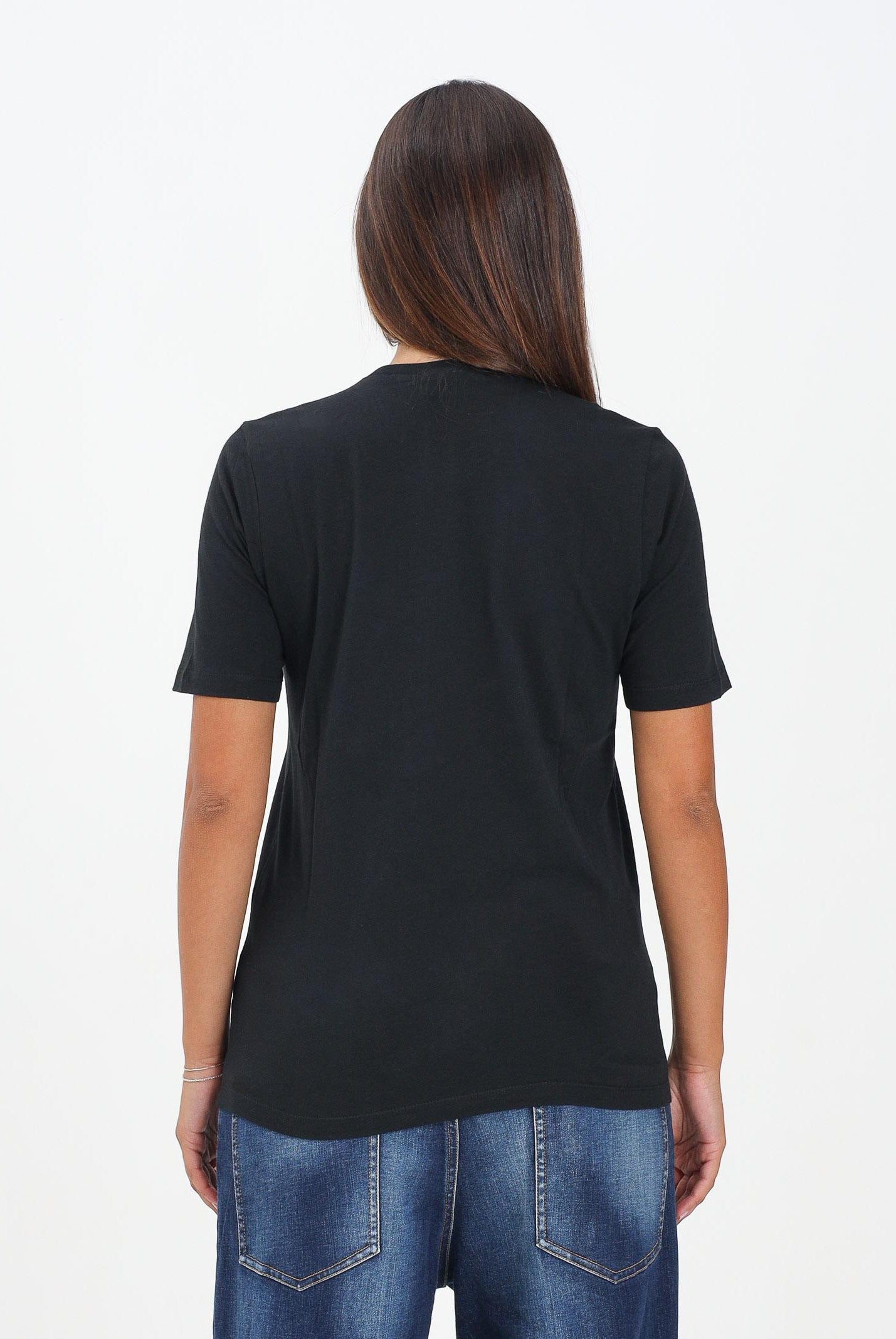 DSQUARED2 T-shirt a manica corta nera per donna, ragazzi e bambini con logo DSQ2 DQ2997D008N DQ900 DSQUARED2