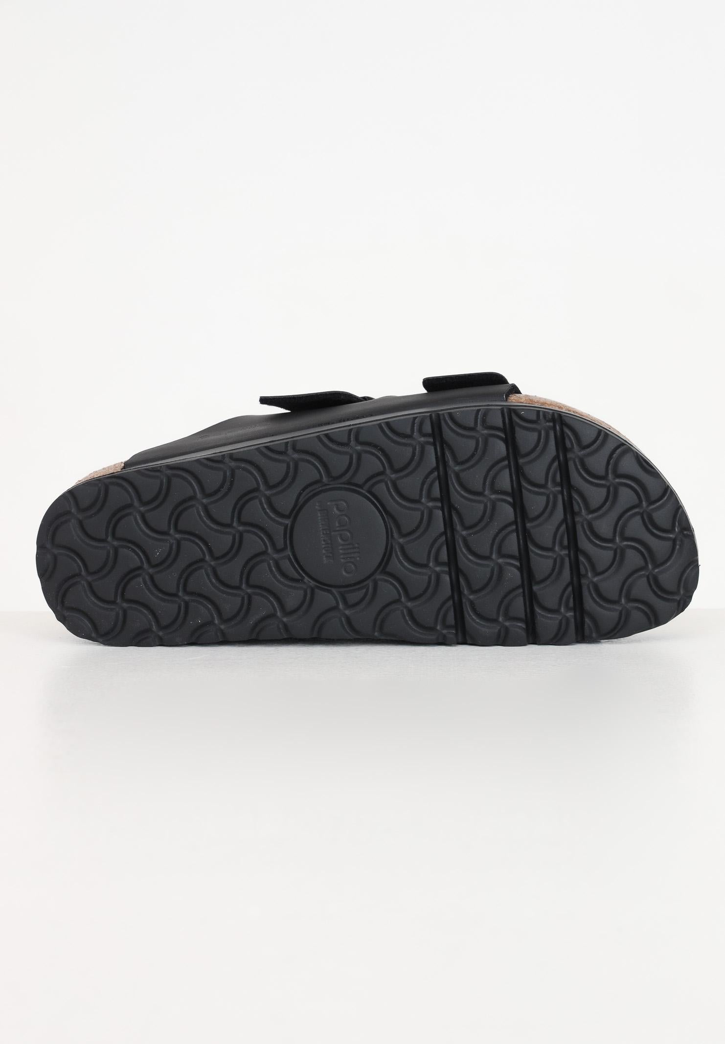BIRKENSTOCK Ciabatte Arizona PAP Flex Platform nere da donna 1027395 . BIRKENSTOCK