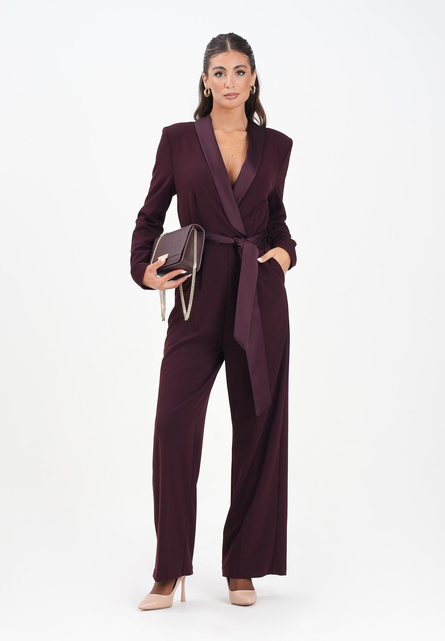 VICOLO Tuta bordeaux da donna TF0357 FU38 VICOLO