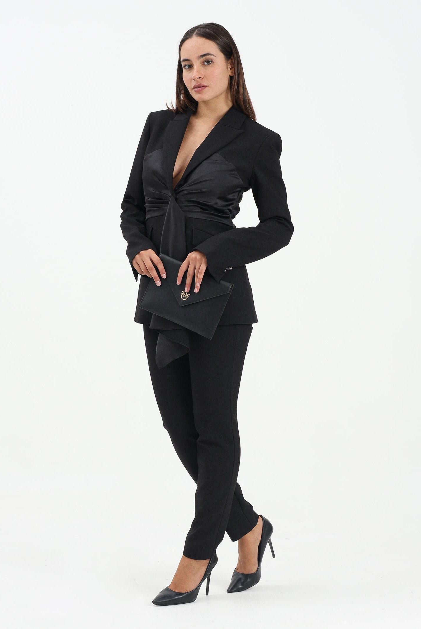 PATRIZIA PEPE Pantalone elegante nero da donna 2P1731A663 K103 PATRIZIA PEPE