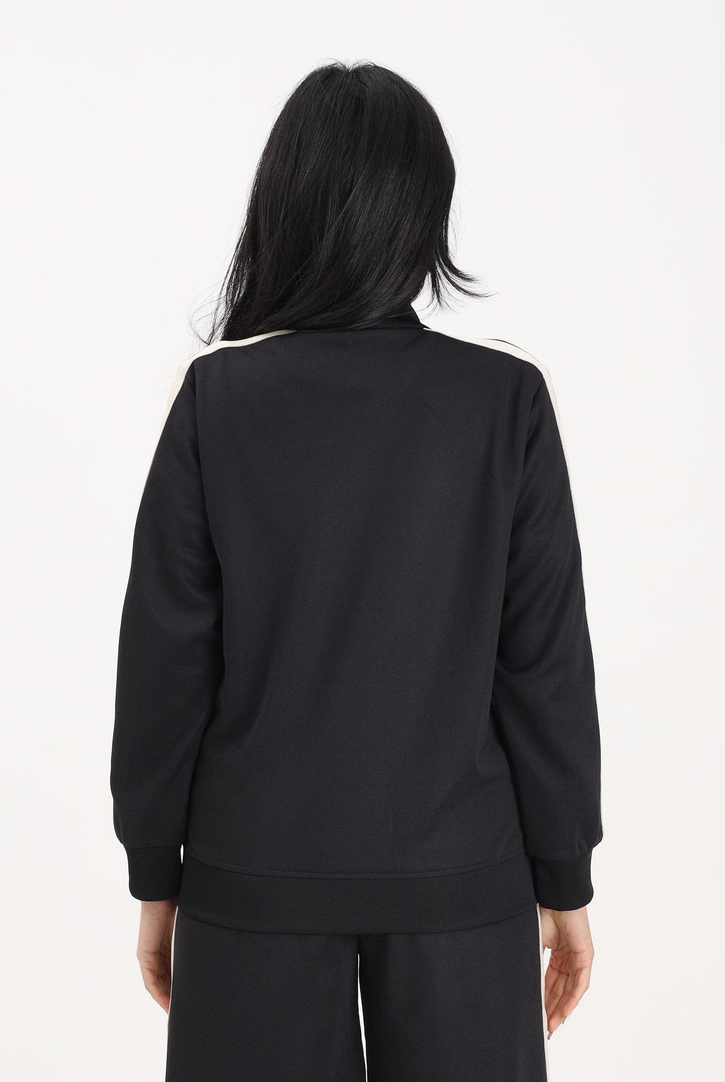 PALM ANGELS Felpa con zip nera per donna, ragazzi e bambini con logo PBBD002S26FAB001 110 PALM ANGELS