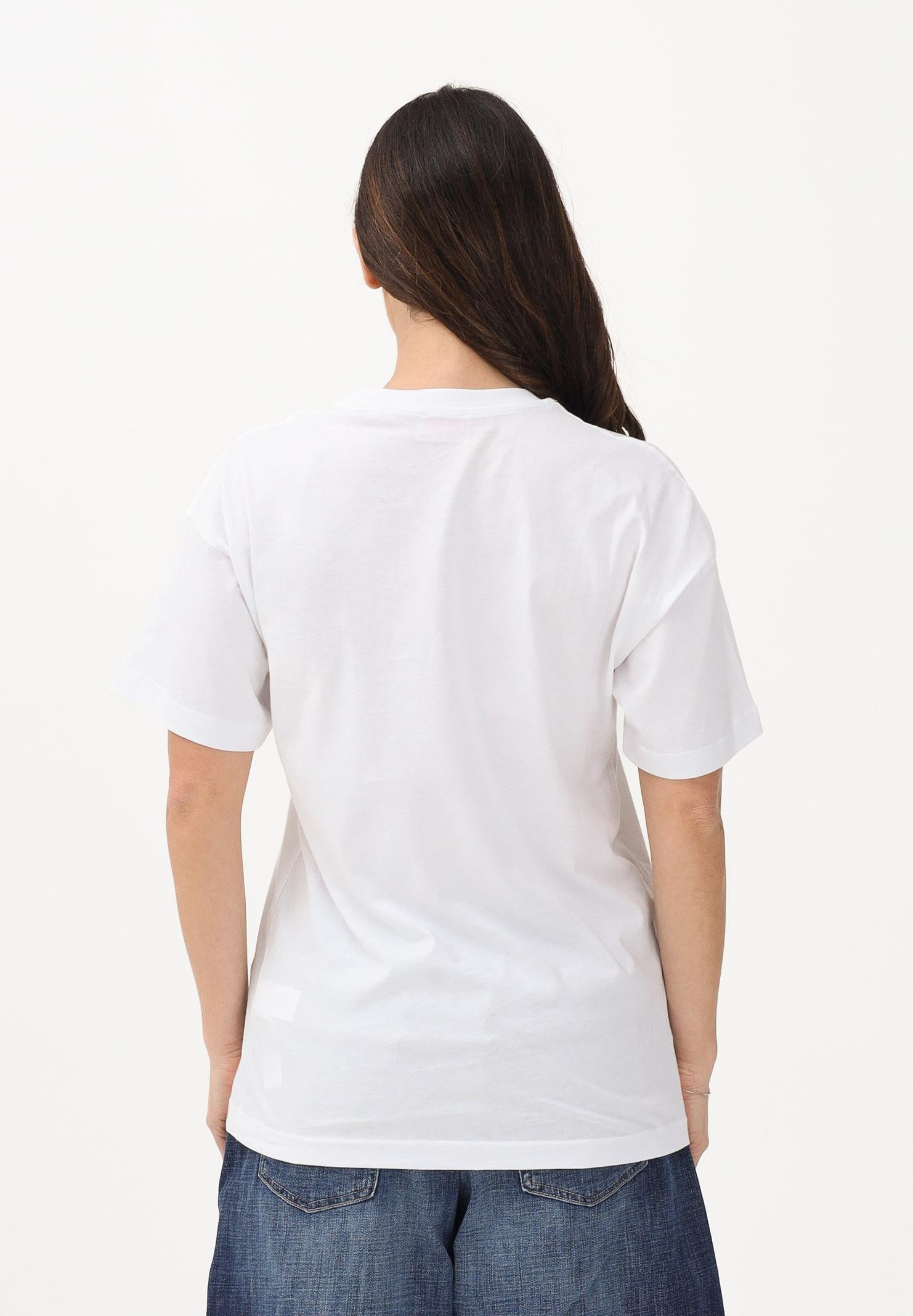 DIESEL T-shirt a manica corta bianca per donna, ragazzi e bambini con logo J025900GRAI K100 DIESEL