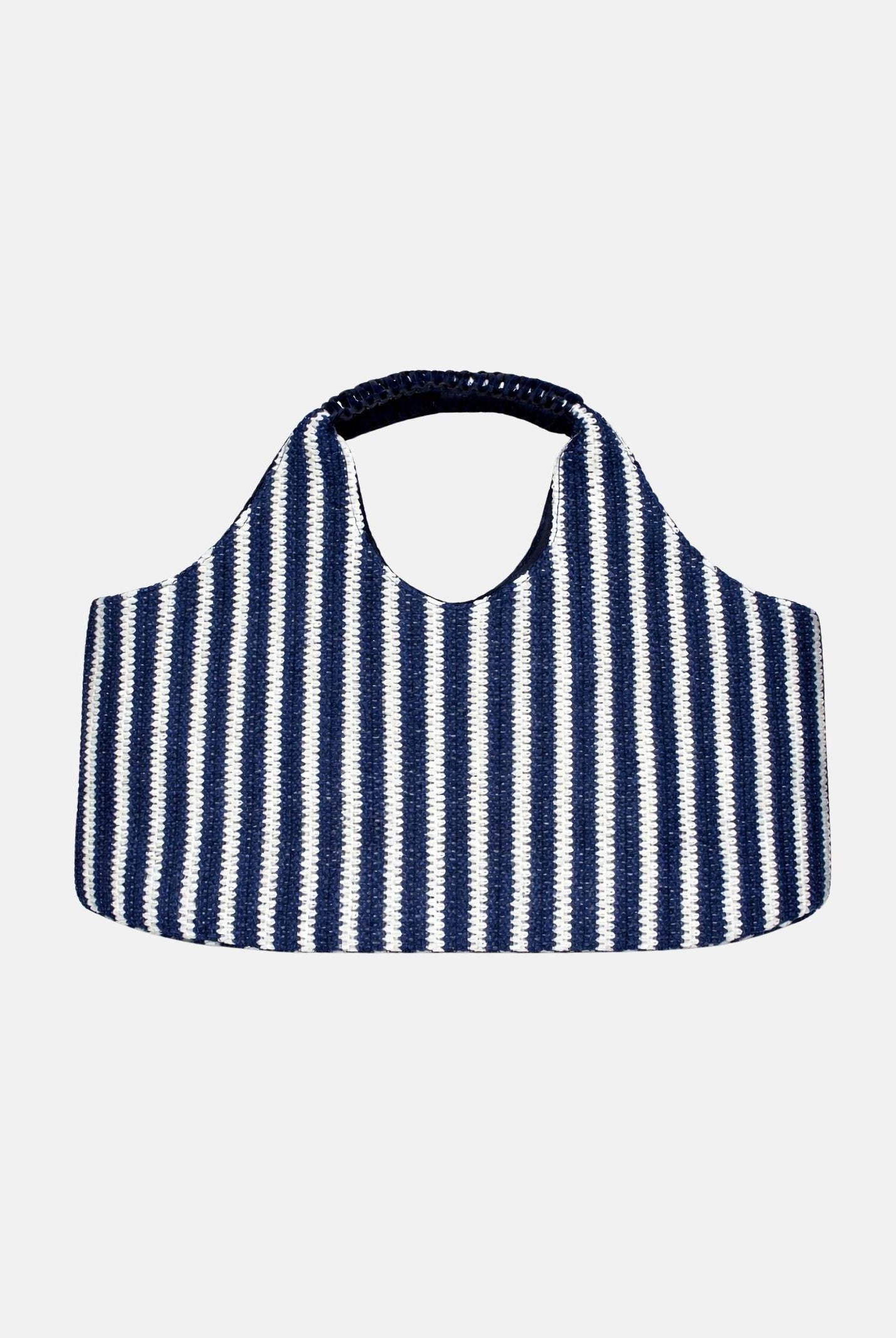 MARC ELLIS Borsa mare Buby Eivissa blu e bianca da donna BUBY-EIVISSA BLWH MARC ELLIS
