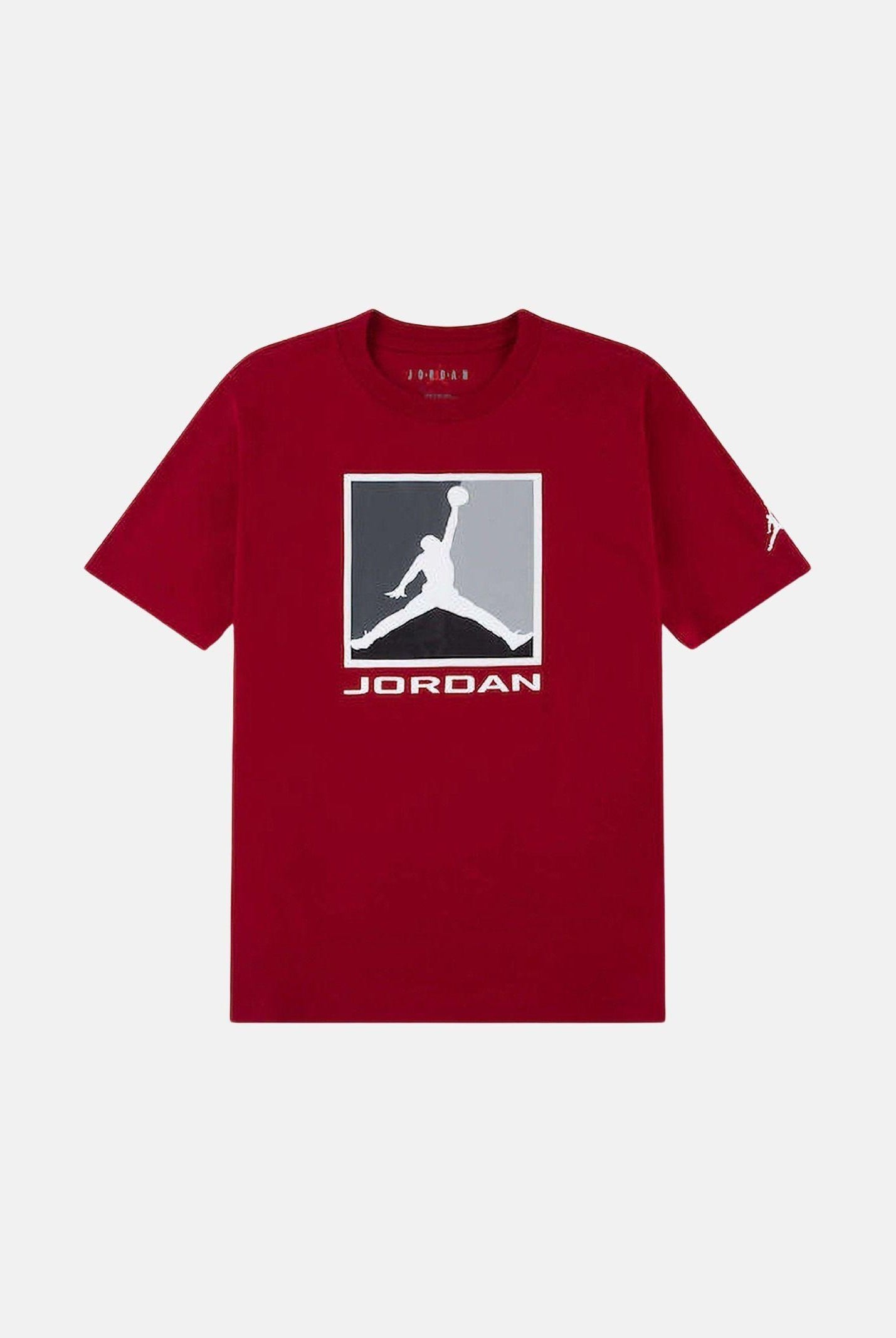 JORDAN T-shirt a manica corta Flight Essentials rossa da bambino 95F057 R78 JORDAN
