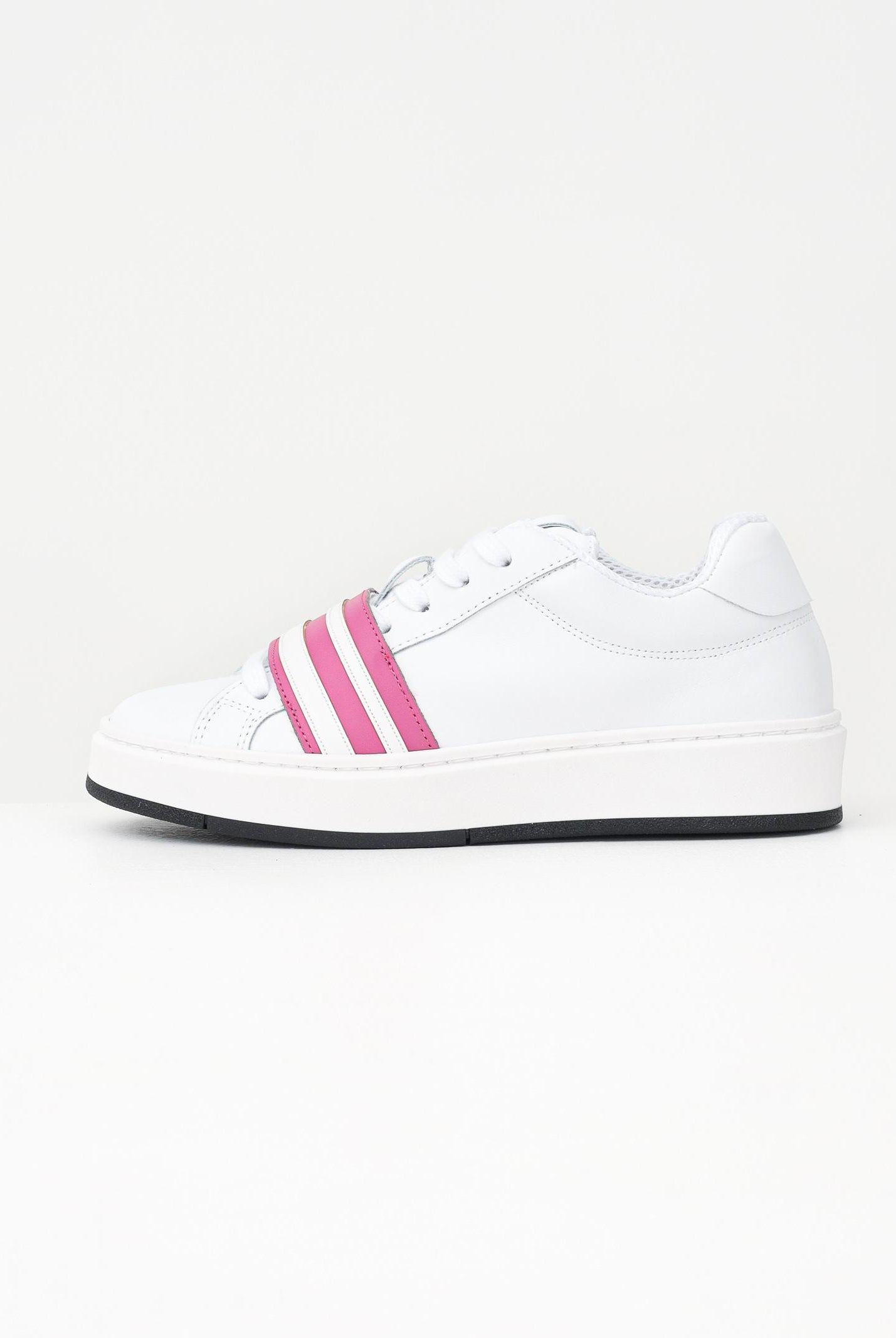 GCDS Sneakers bianche da uomo con fascia a strappo logata B1EU4204AF2 59 GCDS