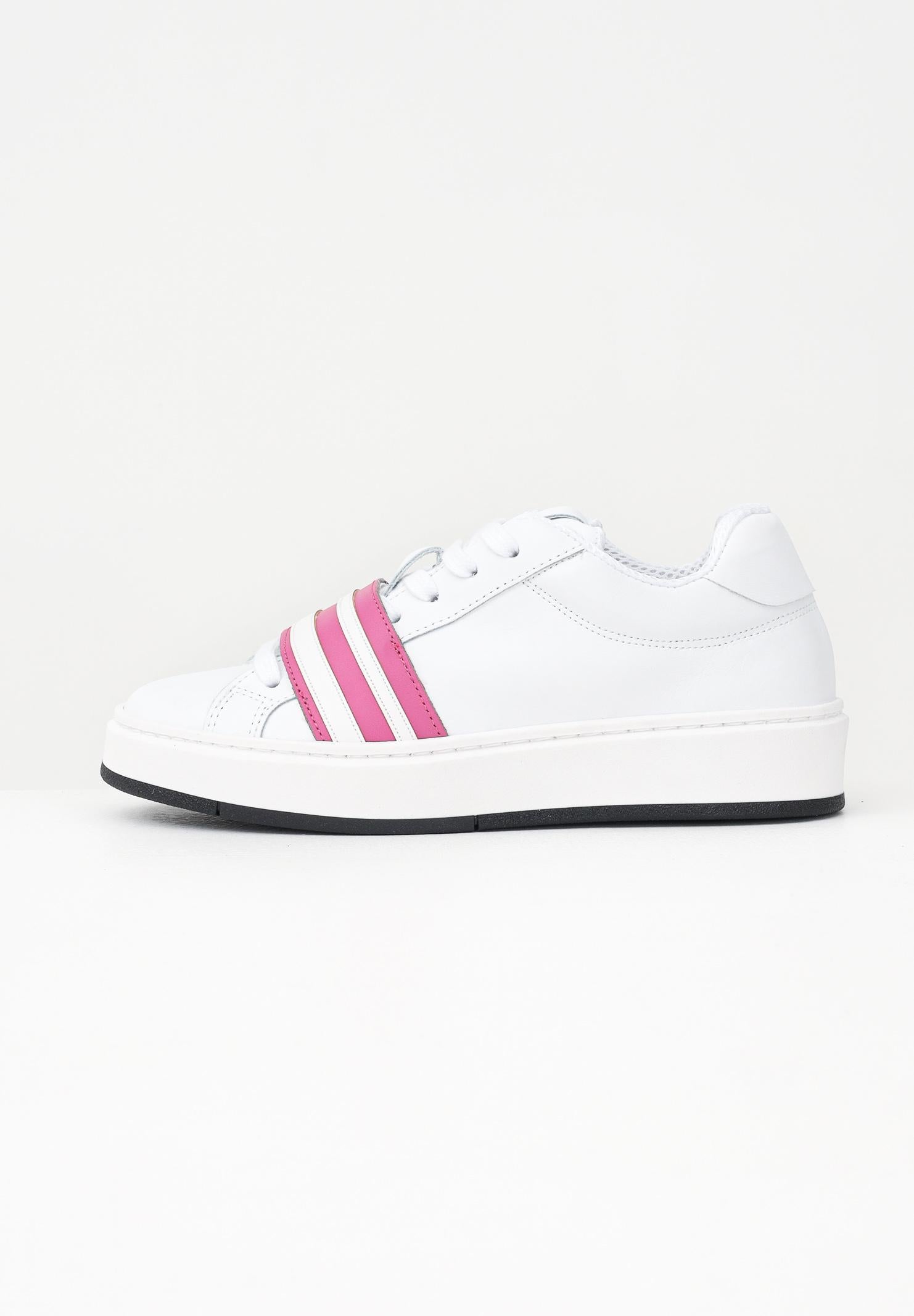 GCDS Sneakers bianche da uomo con fascia a strappo logata B1EU4204AF2 59 GCDS