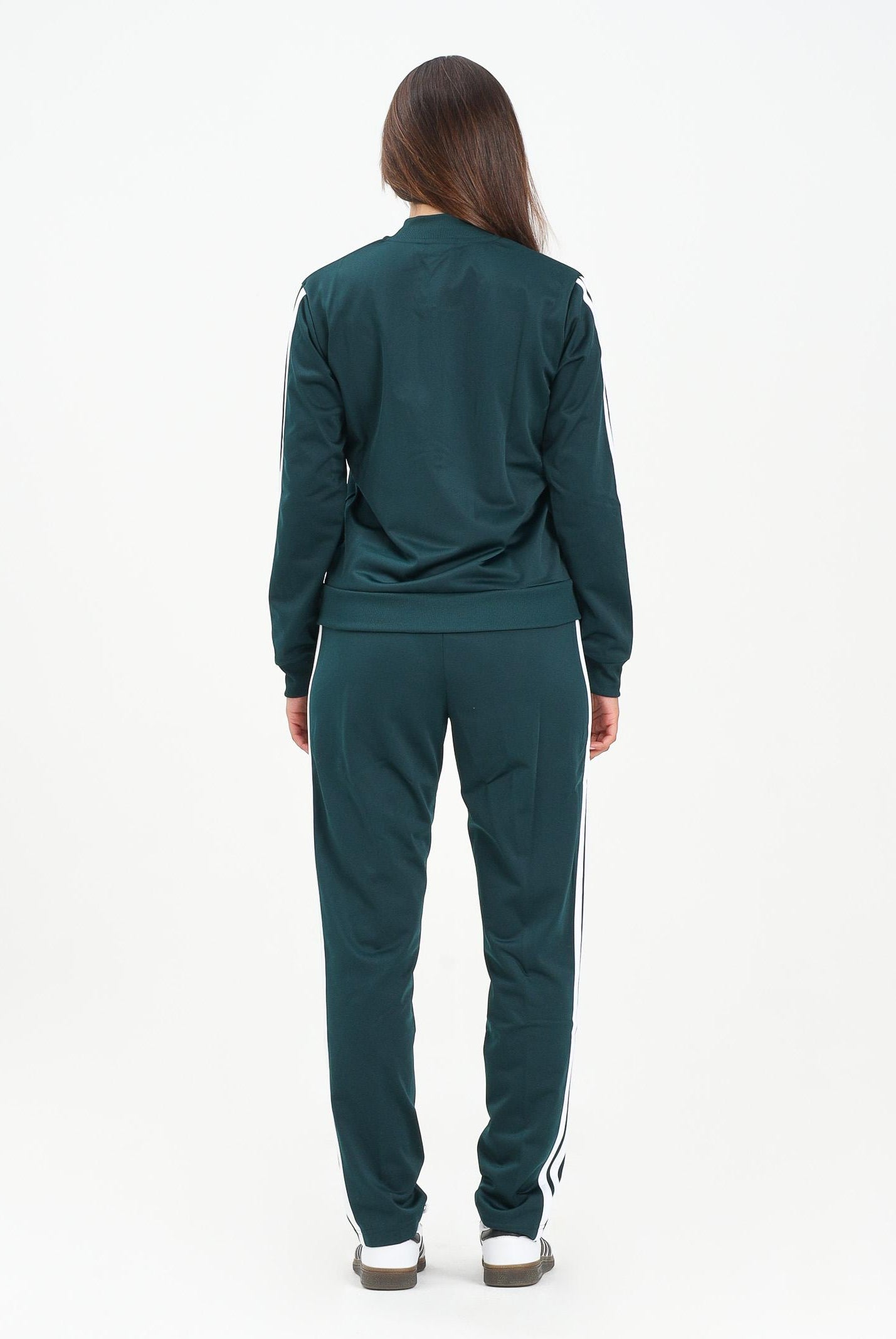ADIDAS PERFORMANCE Tuta Essentials 3-Stripes verde da donna JX0505  ADIDAS PERFORMANCE