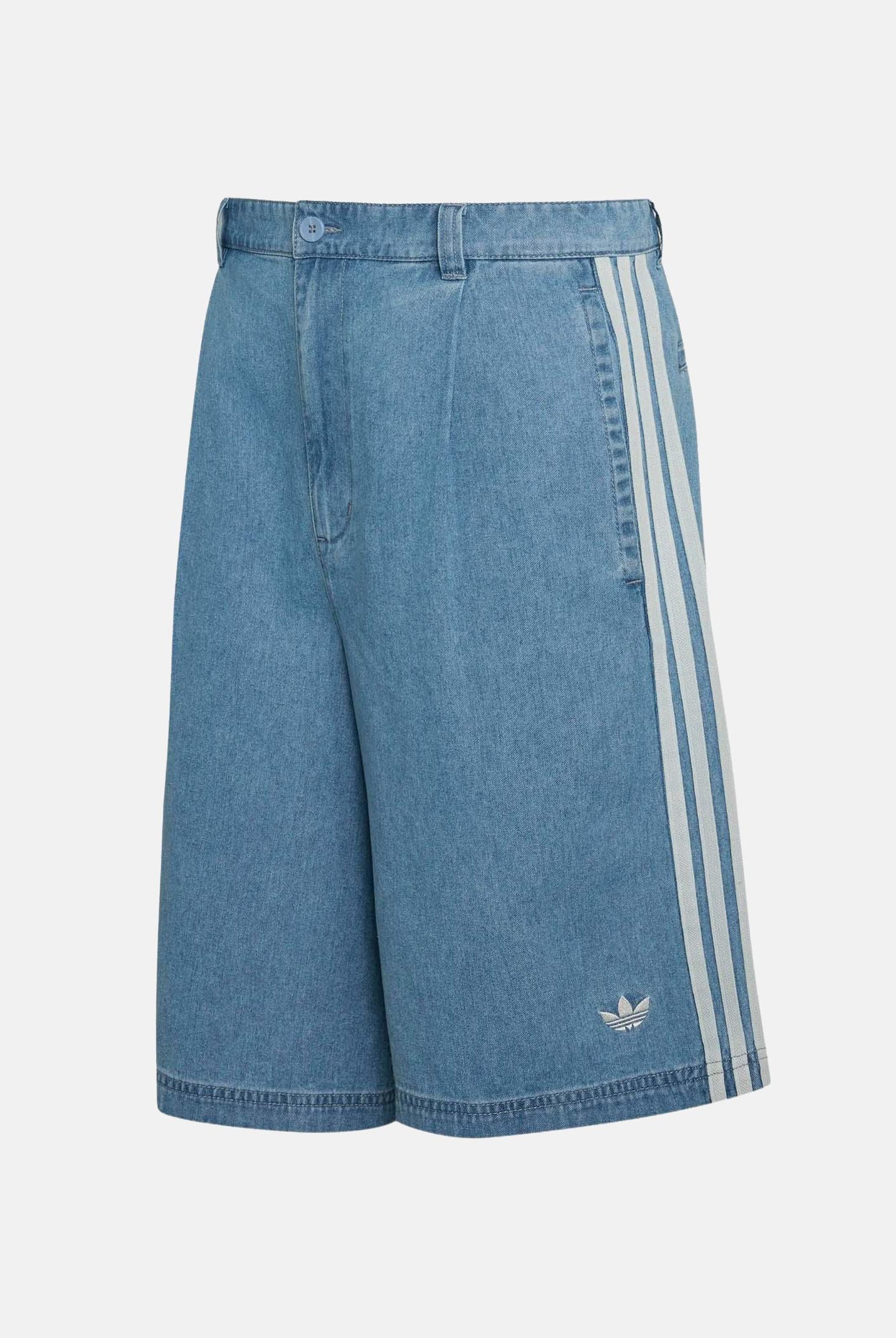 ADIDAS ORIGINALS Shorts CHINO in denim chiaro per uomo e donna KX1192 . ADIDAS ORIGINALS