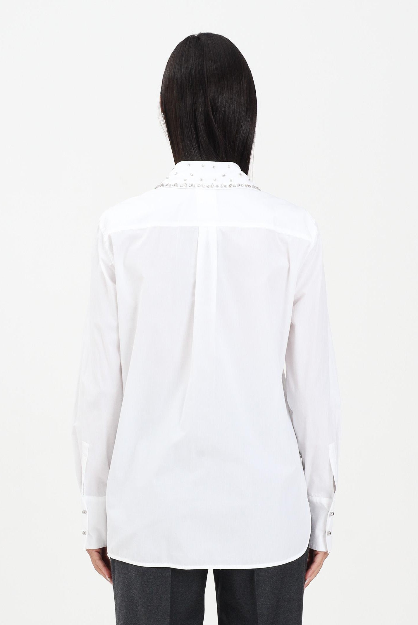 MAX MARA Camica a manica lunga STAFFA bianca da donna 2526116042600 001 MAX MARA