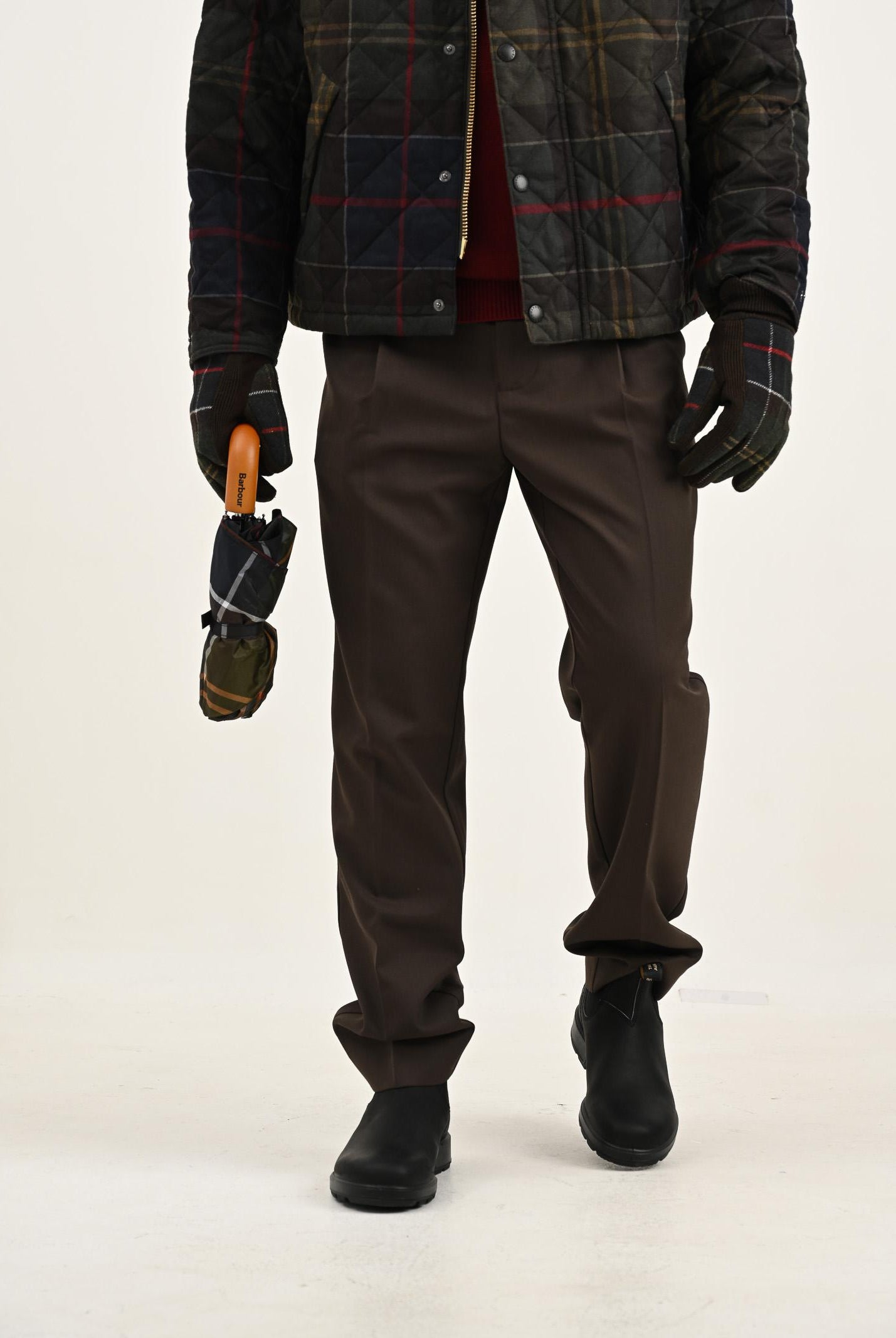 SELECTED HOMME Pantalone elegante marrone da uomo 16098637 Demitasse SELECTED HOMME