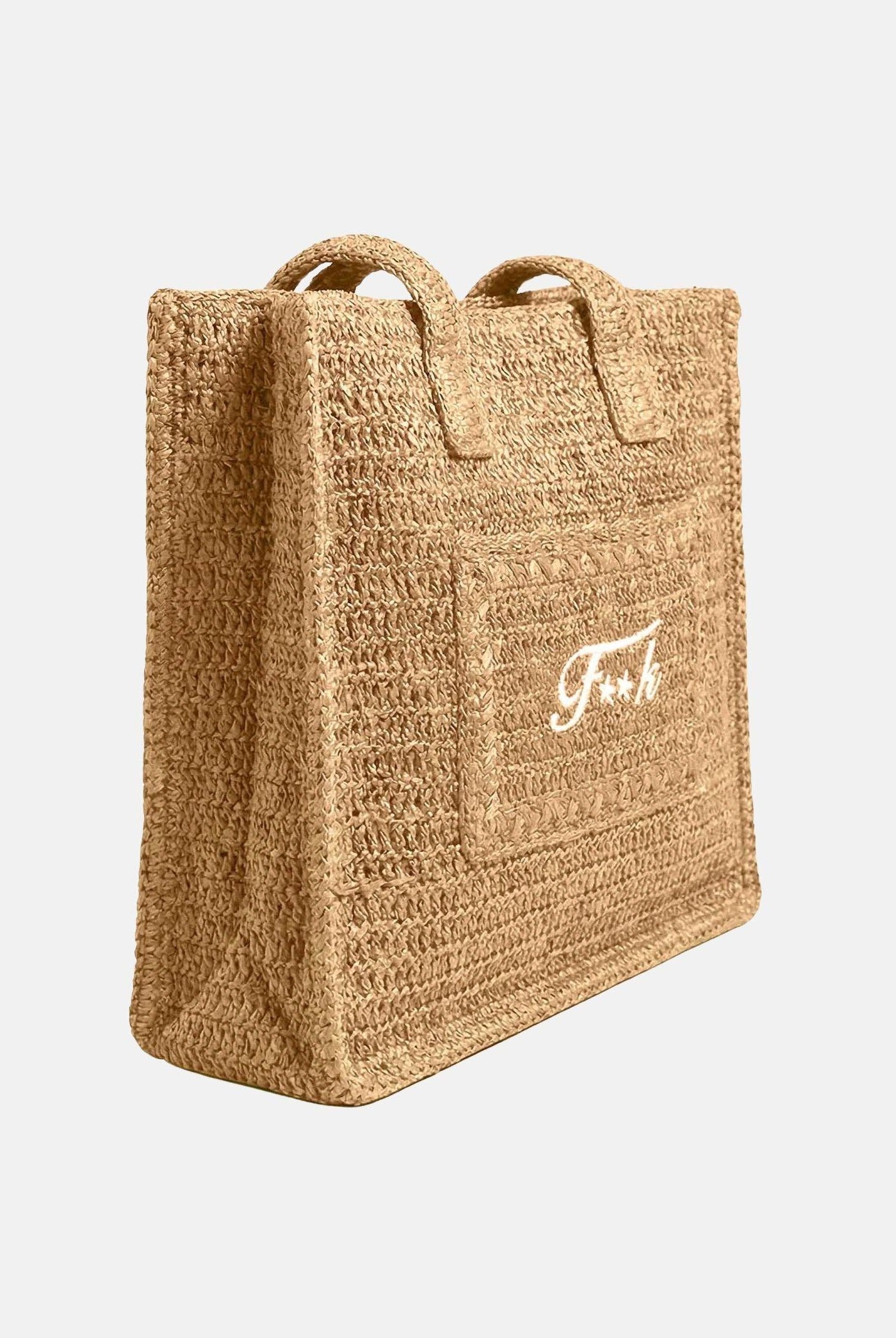 F**K Borsa mare beige da donna con logo FA26-SW0001BG . F**K