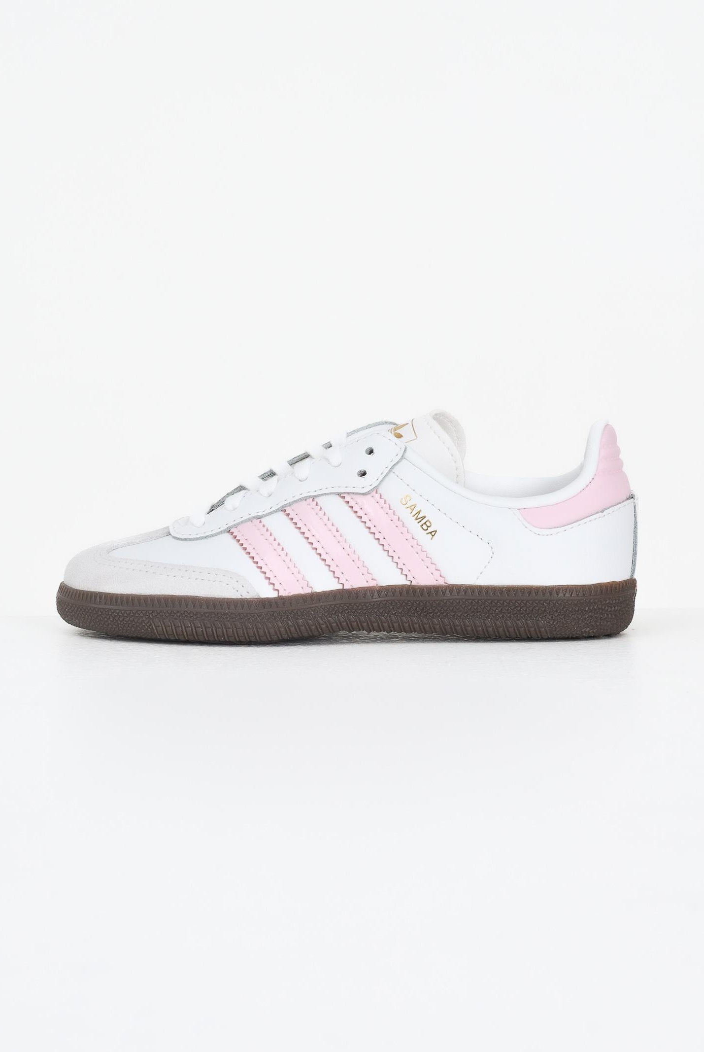 ADIDAS ORIGINALS Sneakers Samba Og bianche e rosa da bambina JQ2849 . ADIDAS ORIGINALS