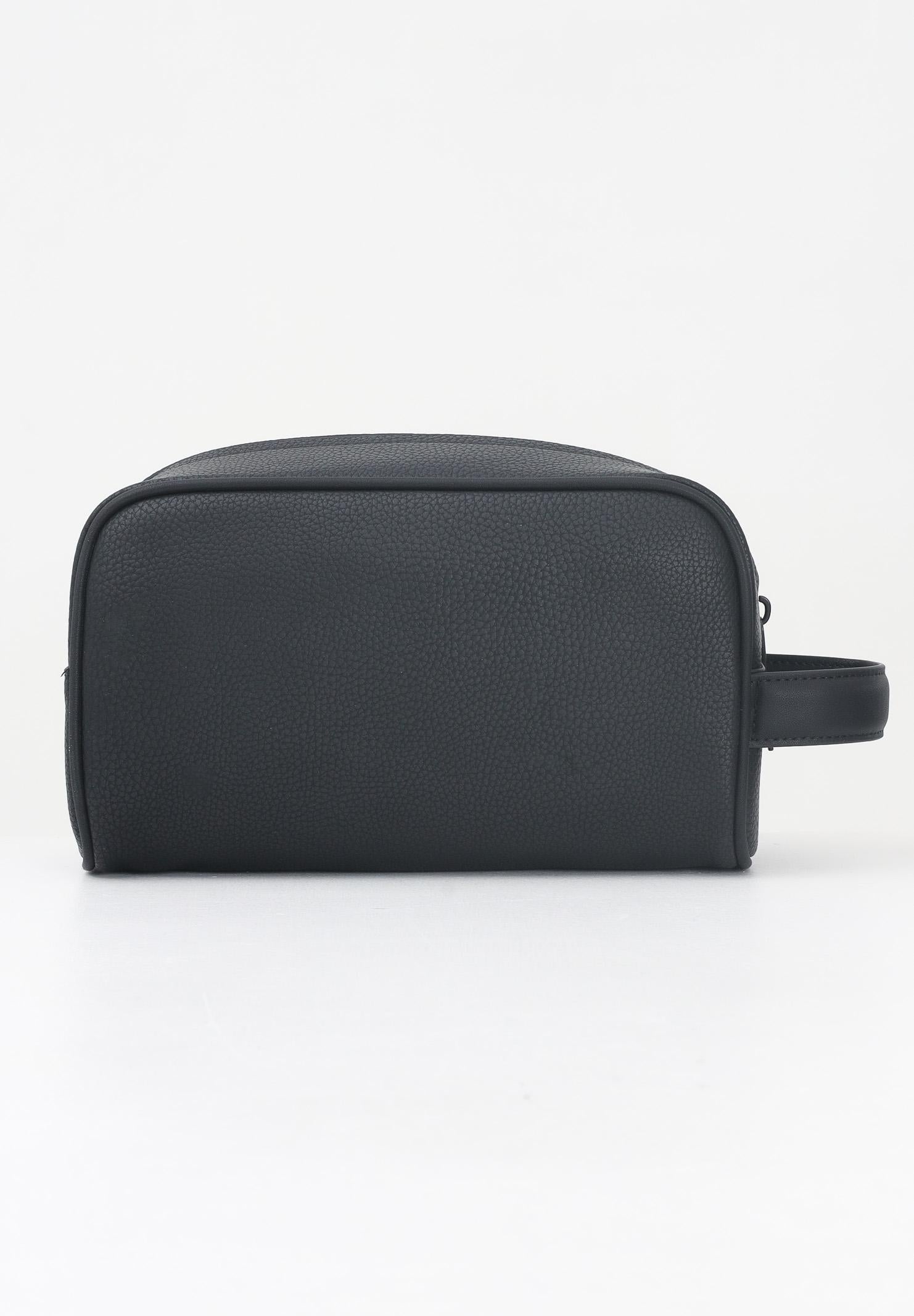 CALVIN KLEIN Pochette nera da uomo con logo LV04D1046G UB1 CALVIN KLEIN
