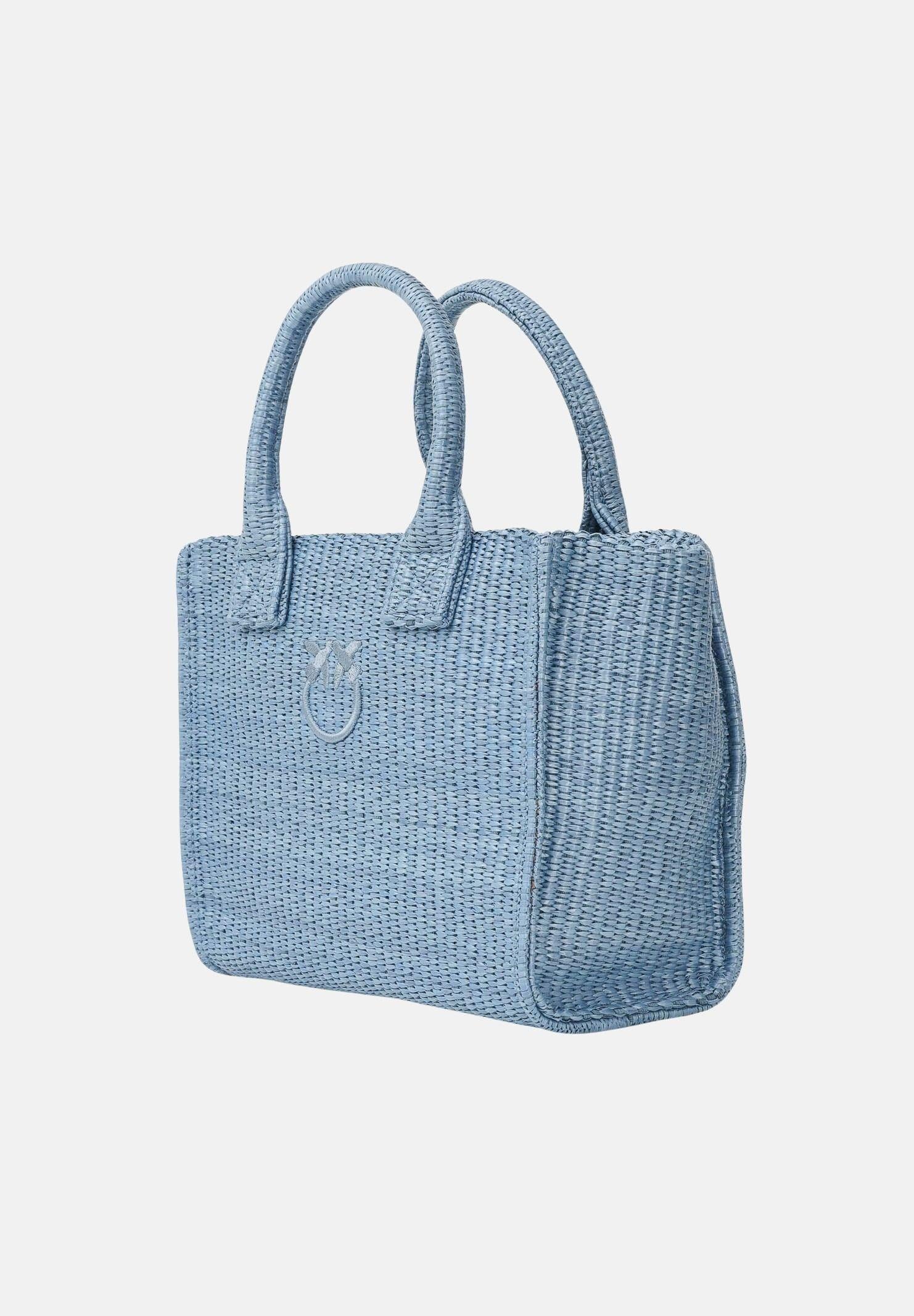 PINKO Borsa a mano Beach azzurra da donna 106832A39Y E5Y PINKO