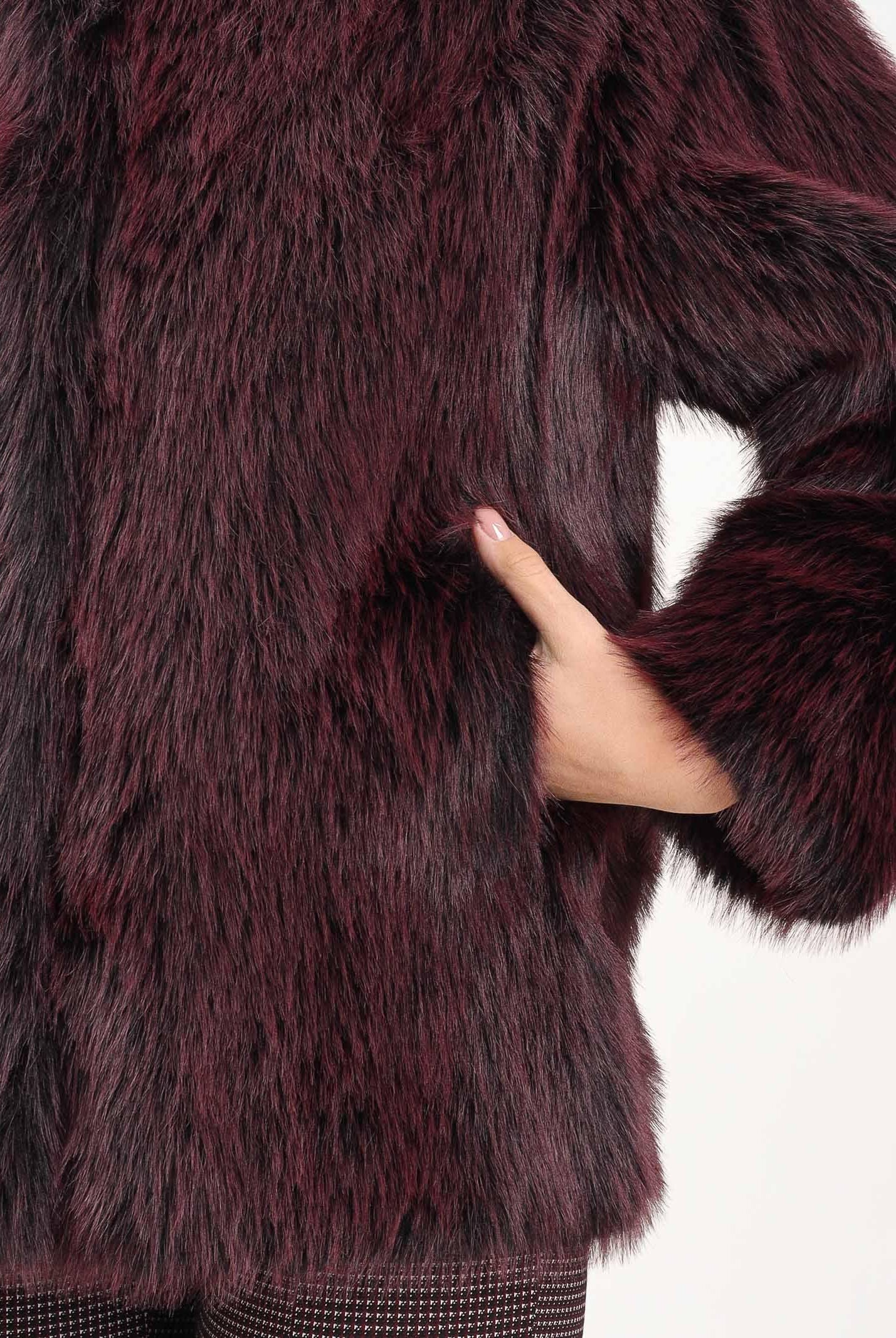 PATRIZIA PEPE Pelliccia bordeaux da donna 8O0197E072 R871 PATRIZIA PEPE