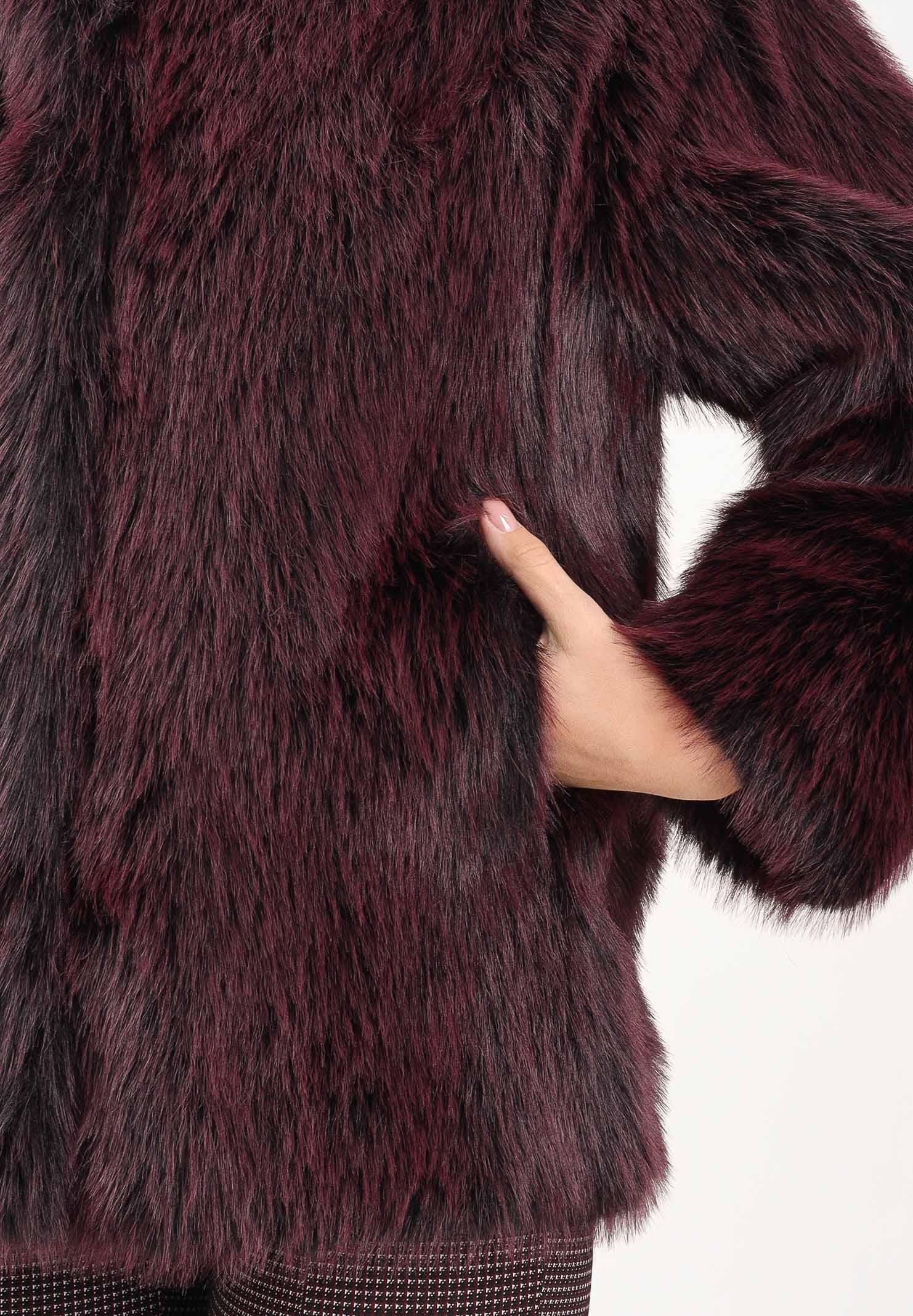 PATRIZIA PEPE Pelliccia bordeaux da donna 8O0197E072 R871 PATRIZIA PEPE