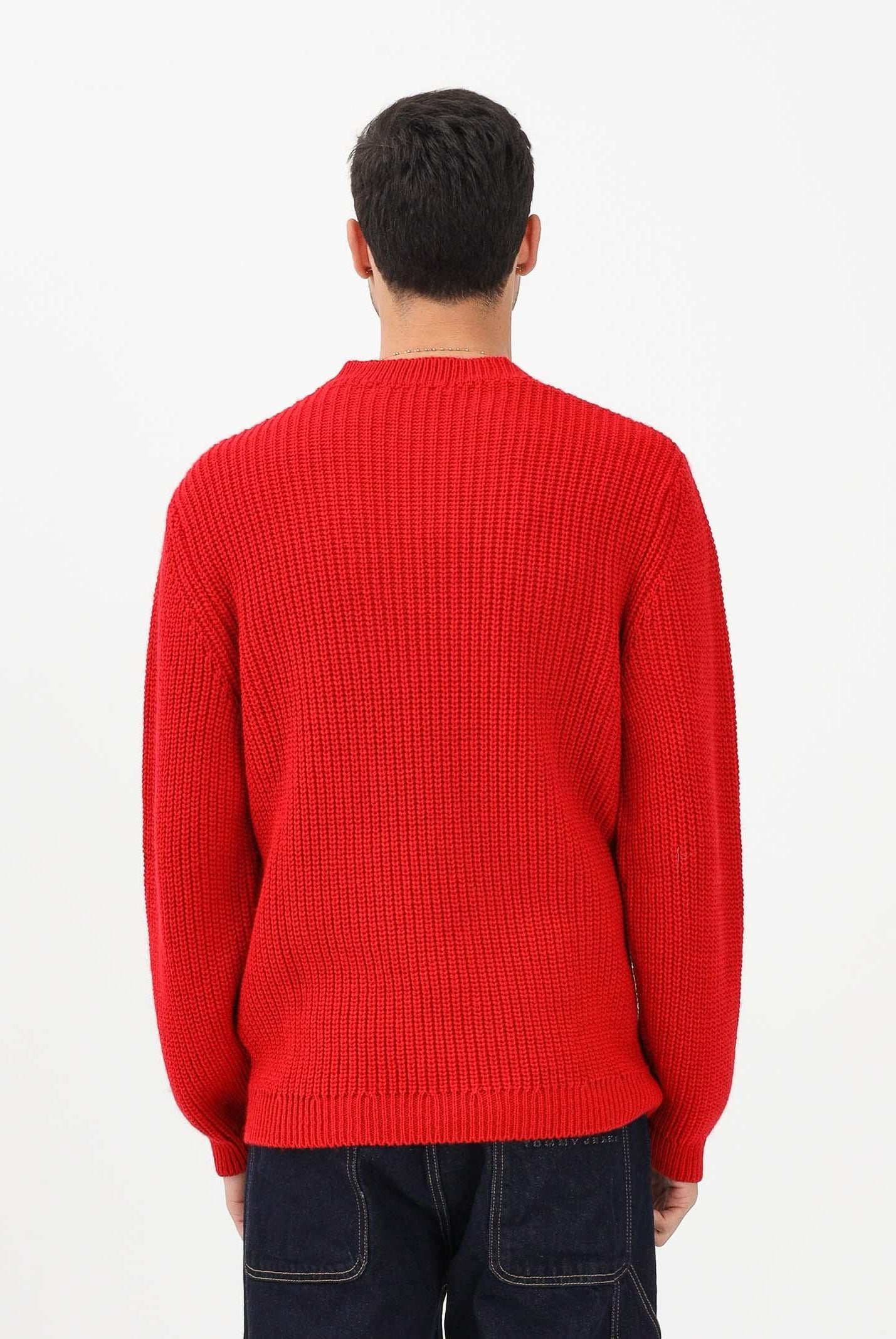 I'M BRIAN Maglione girocollo rosso da uomo MA3023 RO I'M BRIAN