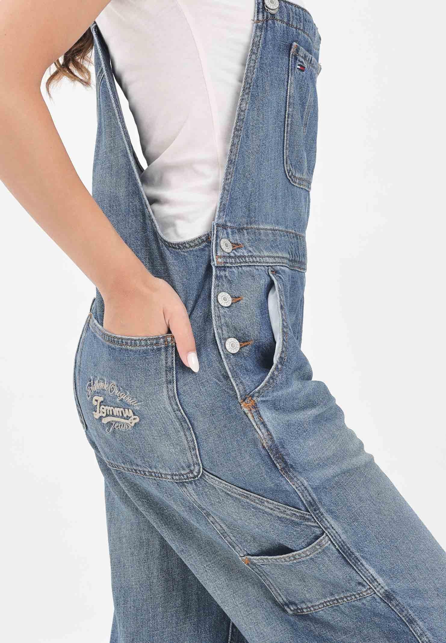 TOMMY JEANS Salopette in denim da donna DW0DW205291A5 TOMMY JEANS
