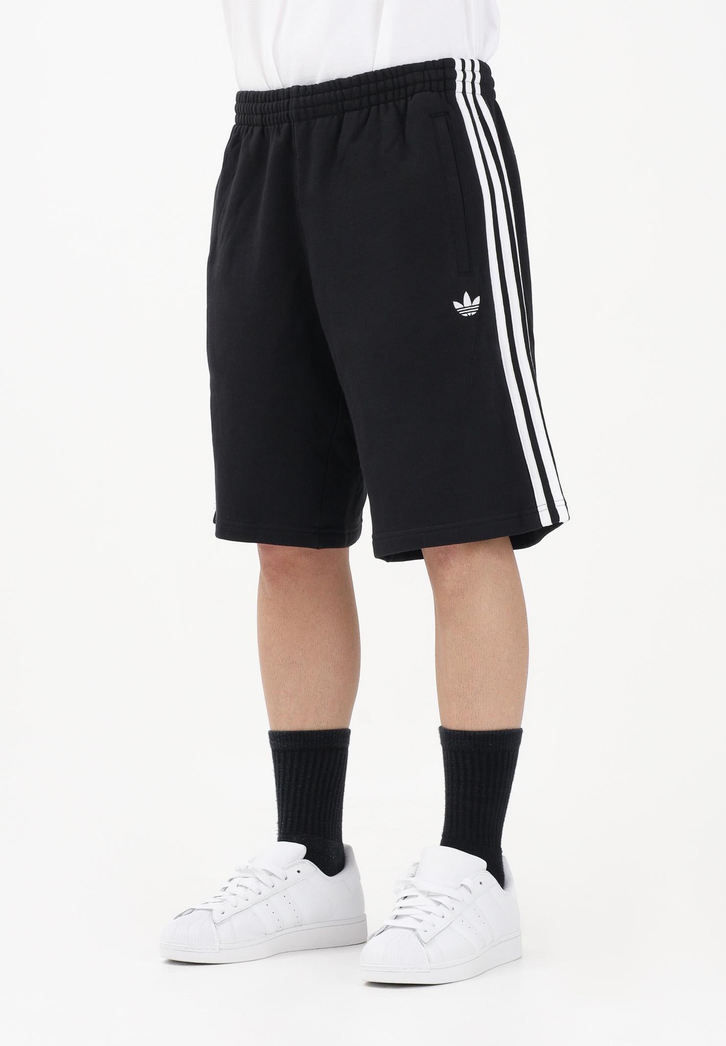 ADIDAS ORIGINALS Shorts sportivo 3-STRIPES nero da uomo KE3566 . ADIDAS ORIGINALS