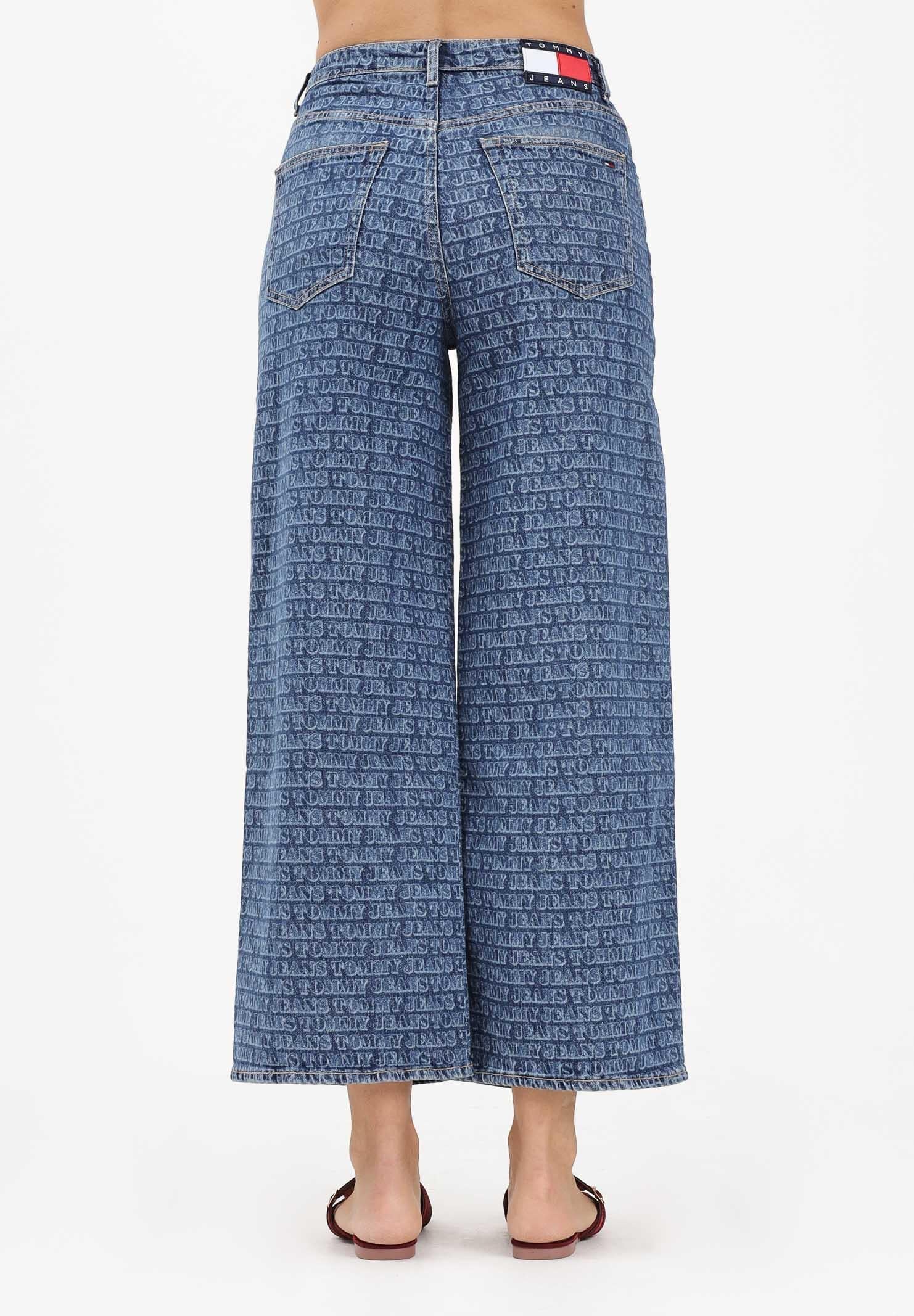 TOMMY JEANS Jeans in denim medio da donna con logo laserato all over DW0DW22470 1A5 TOMMY JEANS