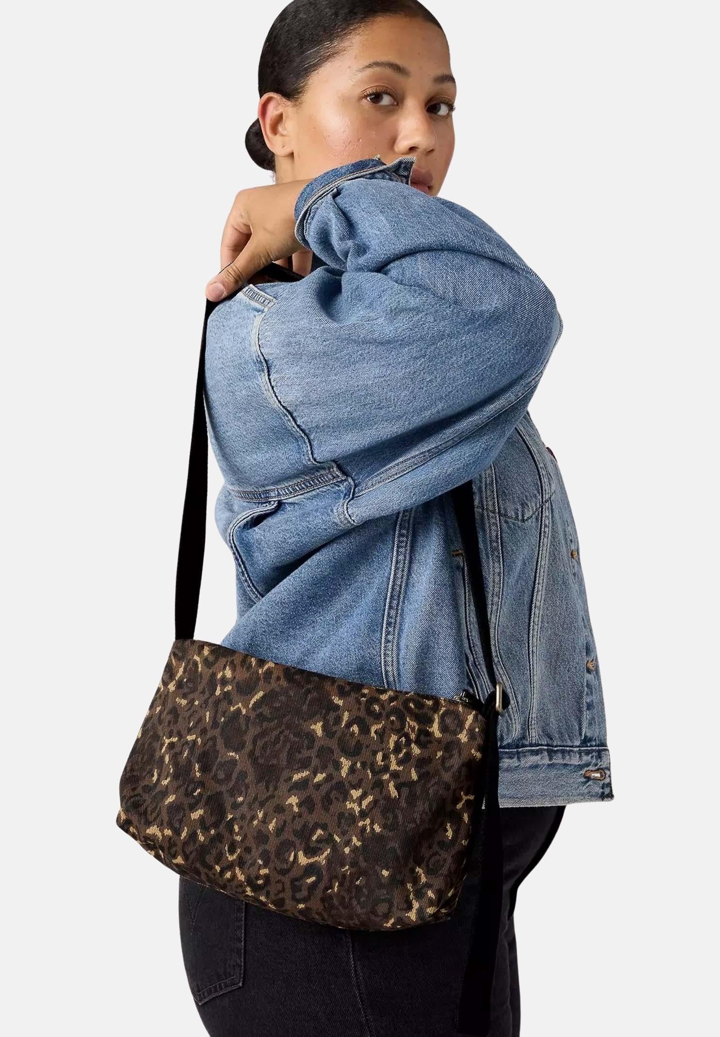 LEVI'S® Borsa a tracolla Ali marrone da donna con stampa leo 004C9-0000 LEVI'S®