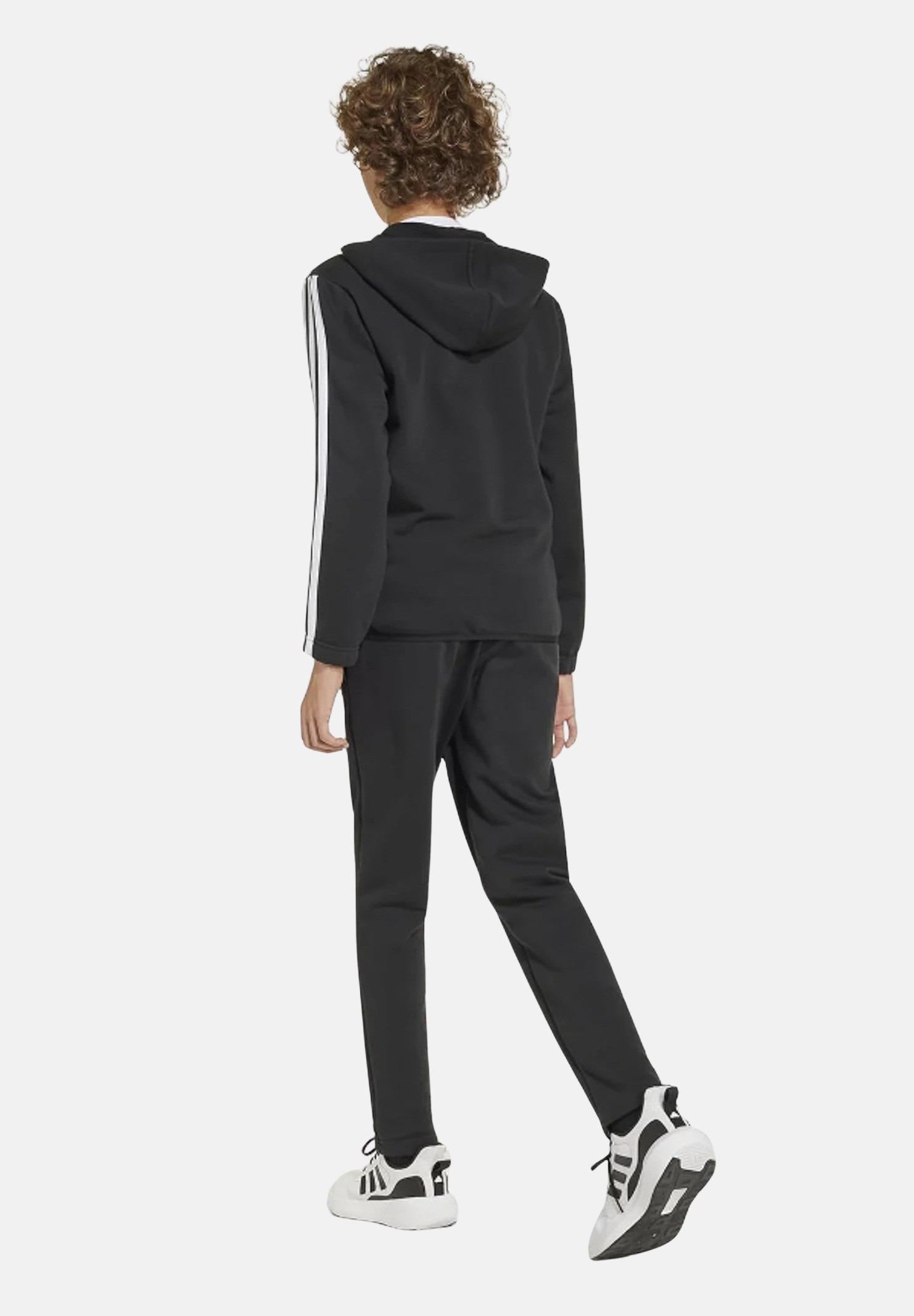 ADIDAS PERFORMANCE Tuta Essentials nera per bambino e bambina JD6505 . ADIDAS PERFORMANCE