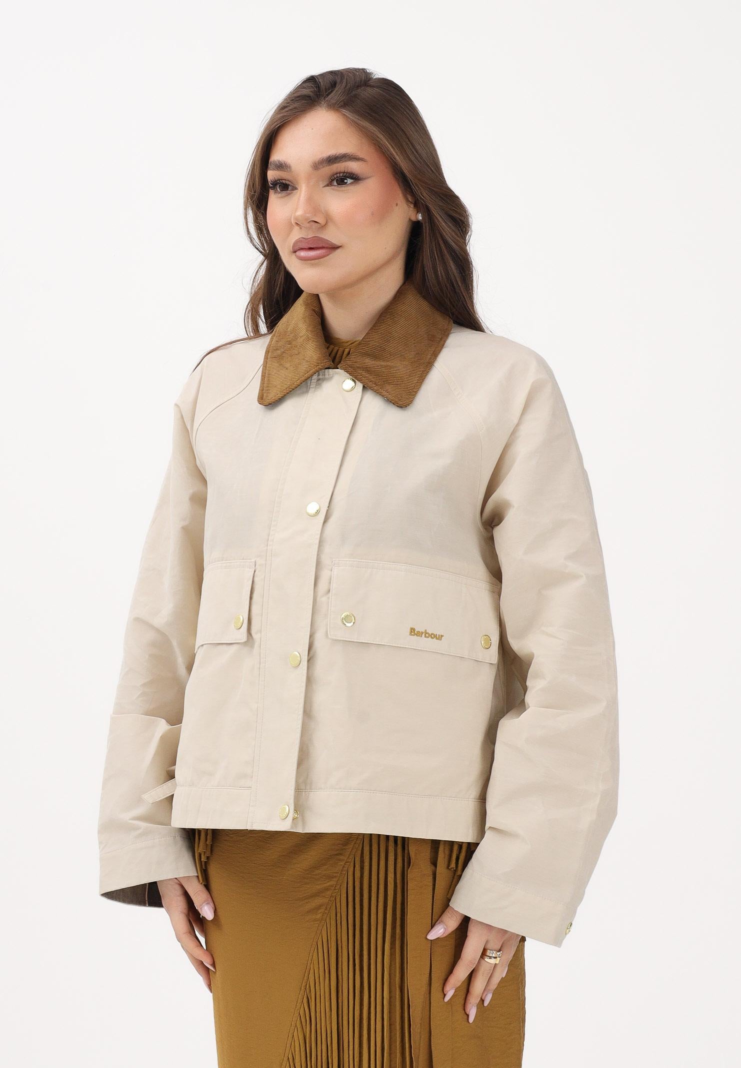 BARBOUR Giacca a vento Medland beige da donna 261-LSP0304 CR31 BARBOUR