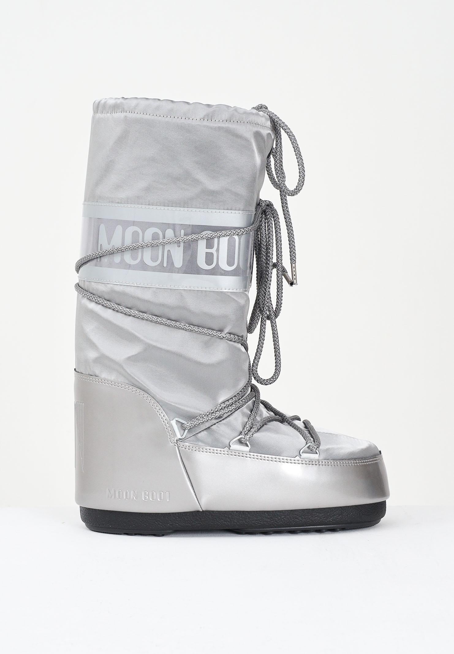 MOON BOOT Stivali da neve ICON GLANCE argento da donna 80D1401680 H001 MOON BOOT