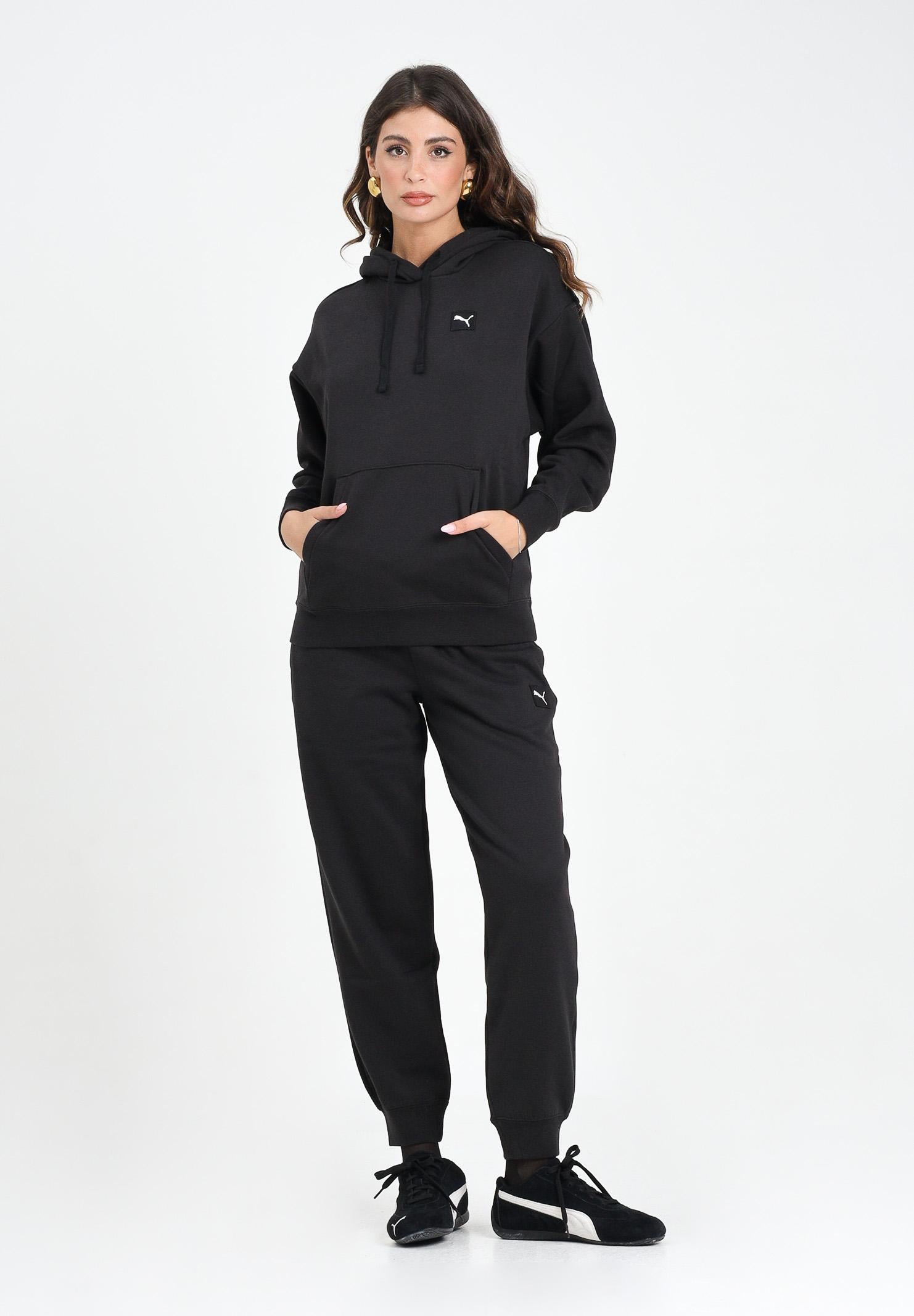 PUMA Tuta Loungewear nera da donna 689346 01 PUMA