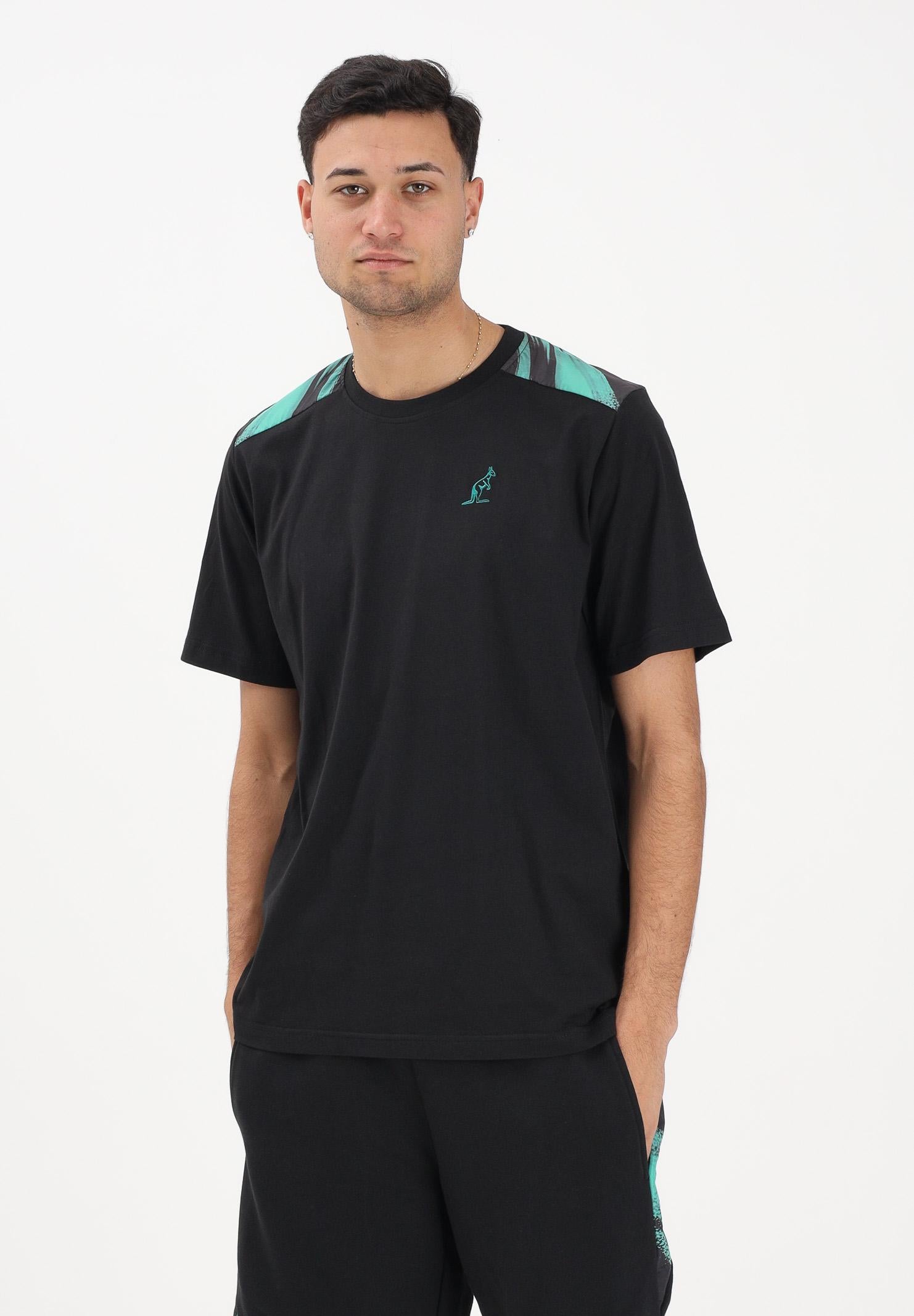 AUSTRALIAN T-shirt a manica corta Brush nera da uomo ARUTS0011BRUS01 003 AUSTRALIAN