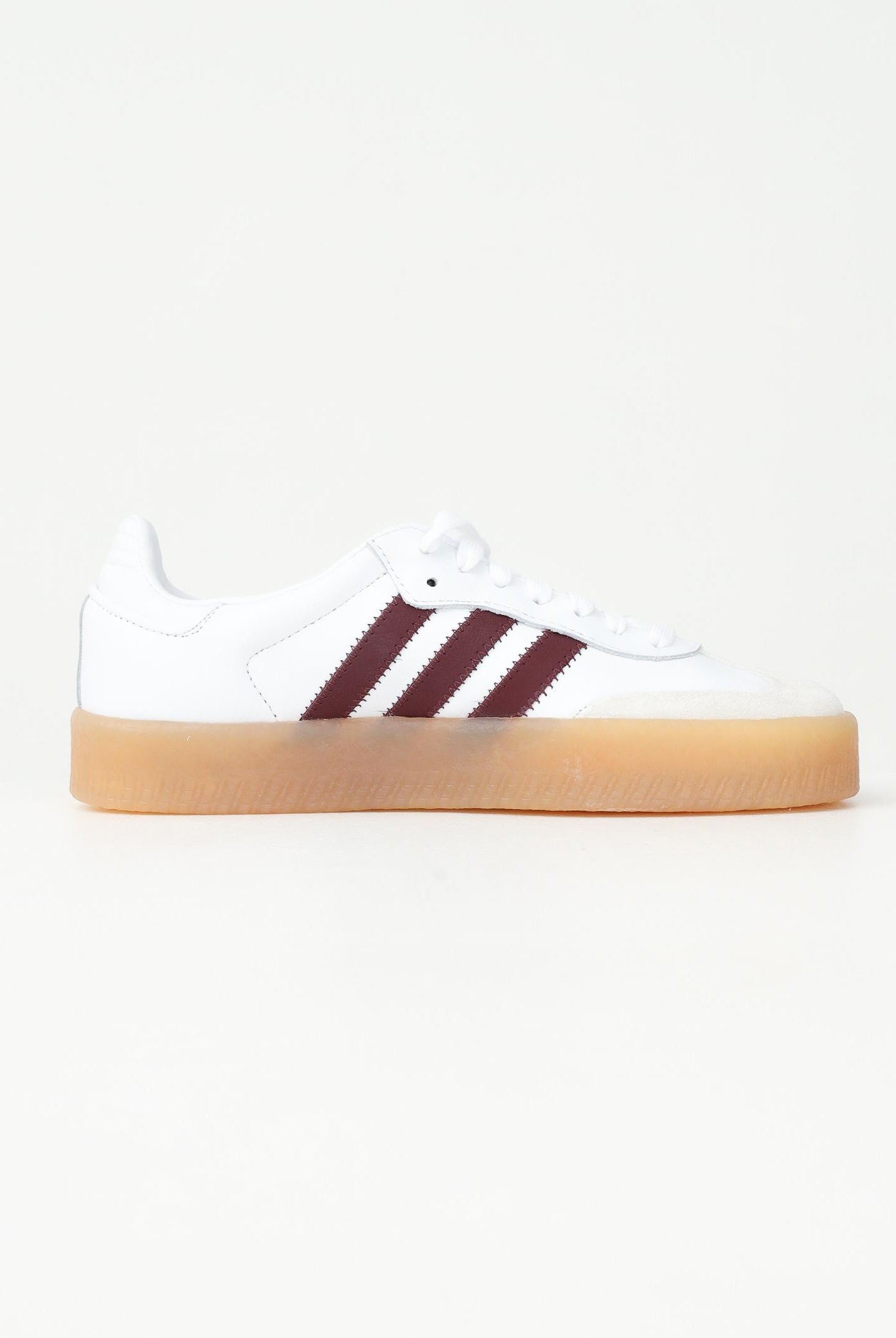 ADIDAS ORIGINALS Sneakers Sambae bianche e bordeaux per uomo e donna JP5610 ADIDAS ORIGINALS