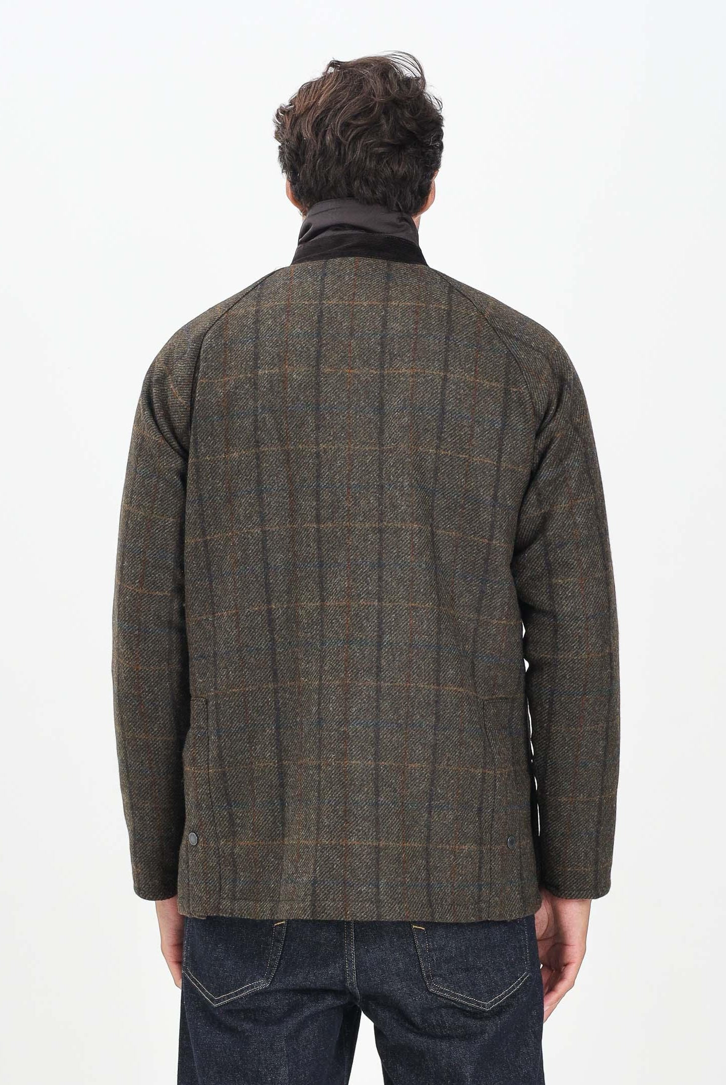 BARBOUR Giubbotto Bedale Check marrone da uomo 252MMWO0288 OL91 BARBOUR