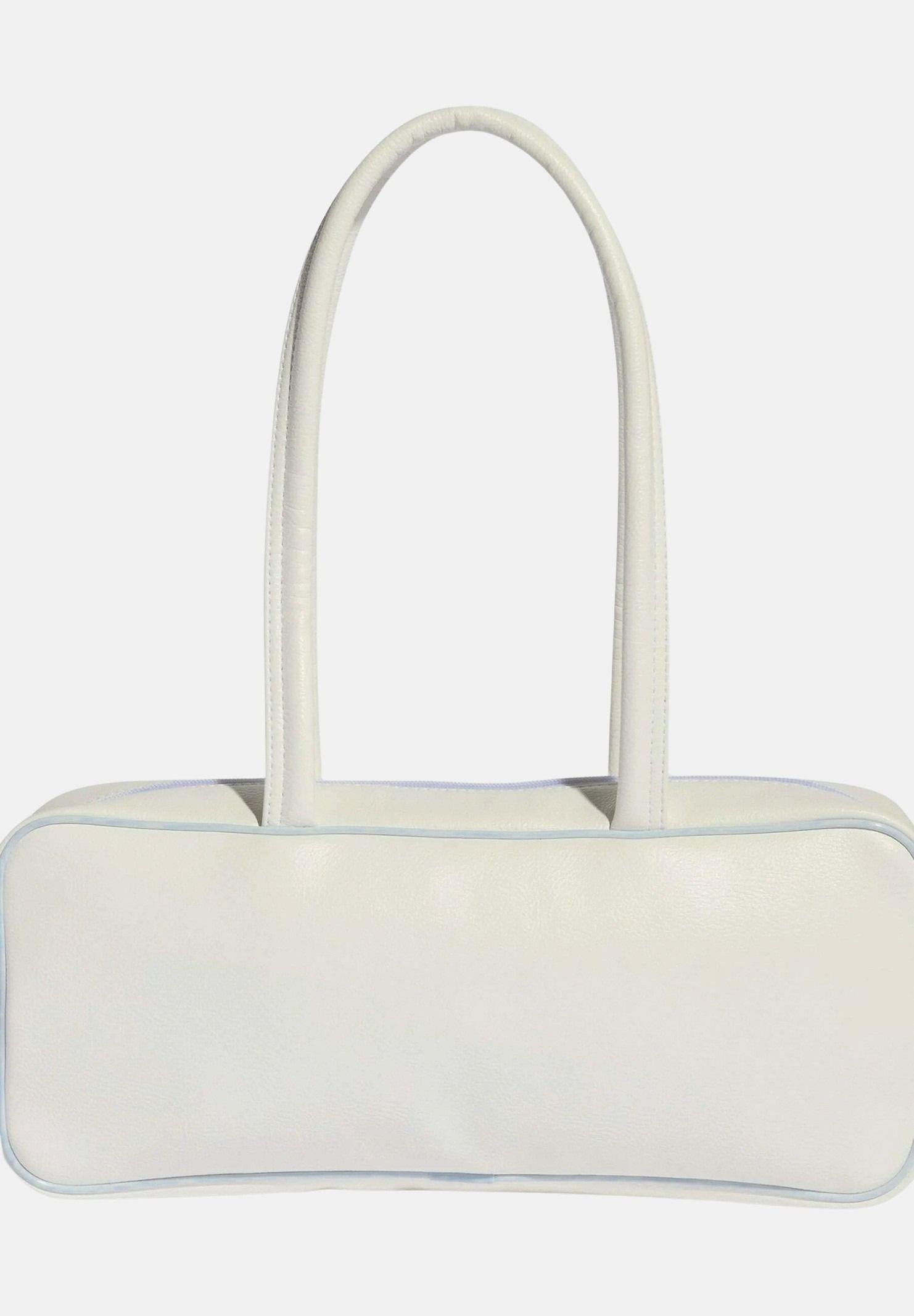 ADIDAS ORIGINALS Borsa a spalla ADICOLOR ELONGATED AIRLINER bianca da donna KD7848 . ADIDAS ORIGINALS