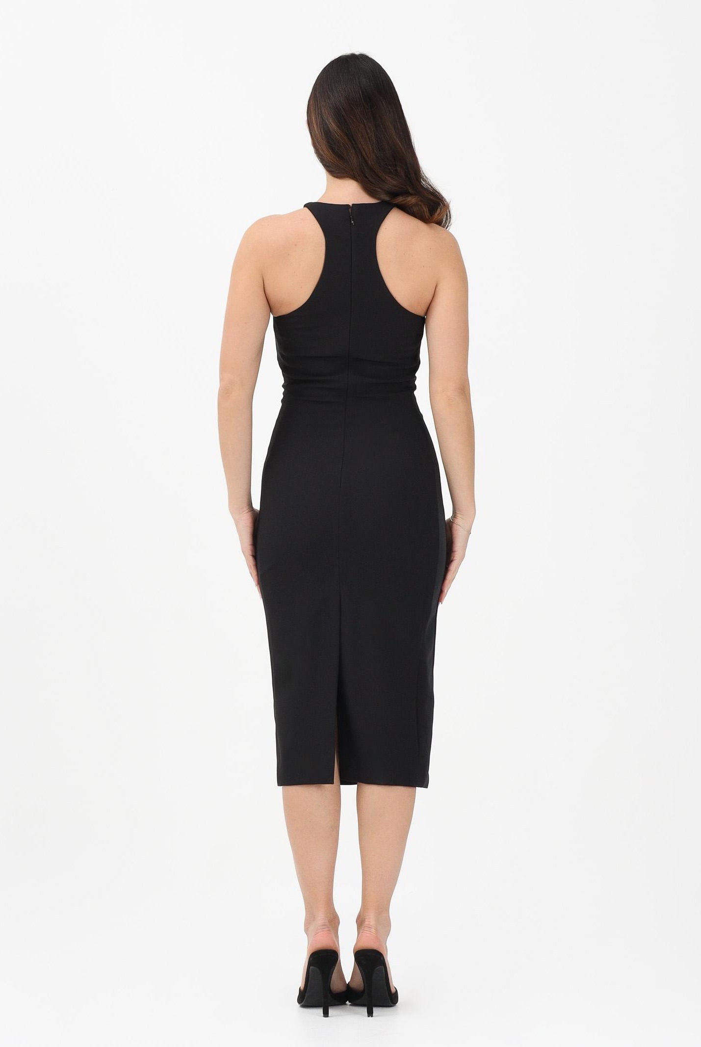 ELISABETTA FRANCHI Abito midi nero da donna AB91761E2 110 ELISABETTA FRANCHI