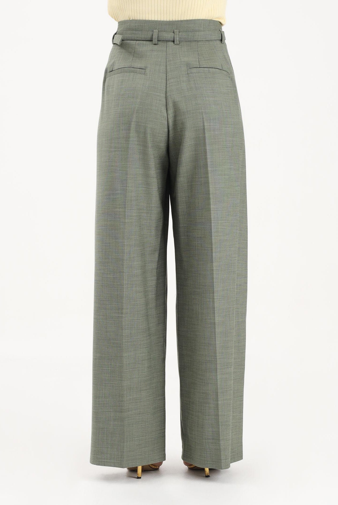 VICOLO Pantalone elegante verde salvia da donna TAB0092 ABU17 VICOLO