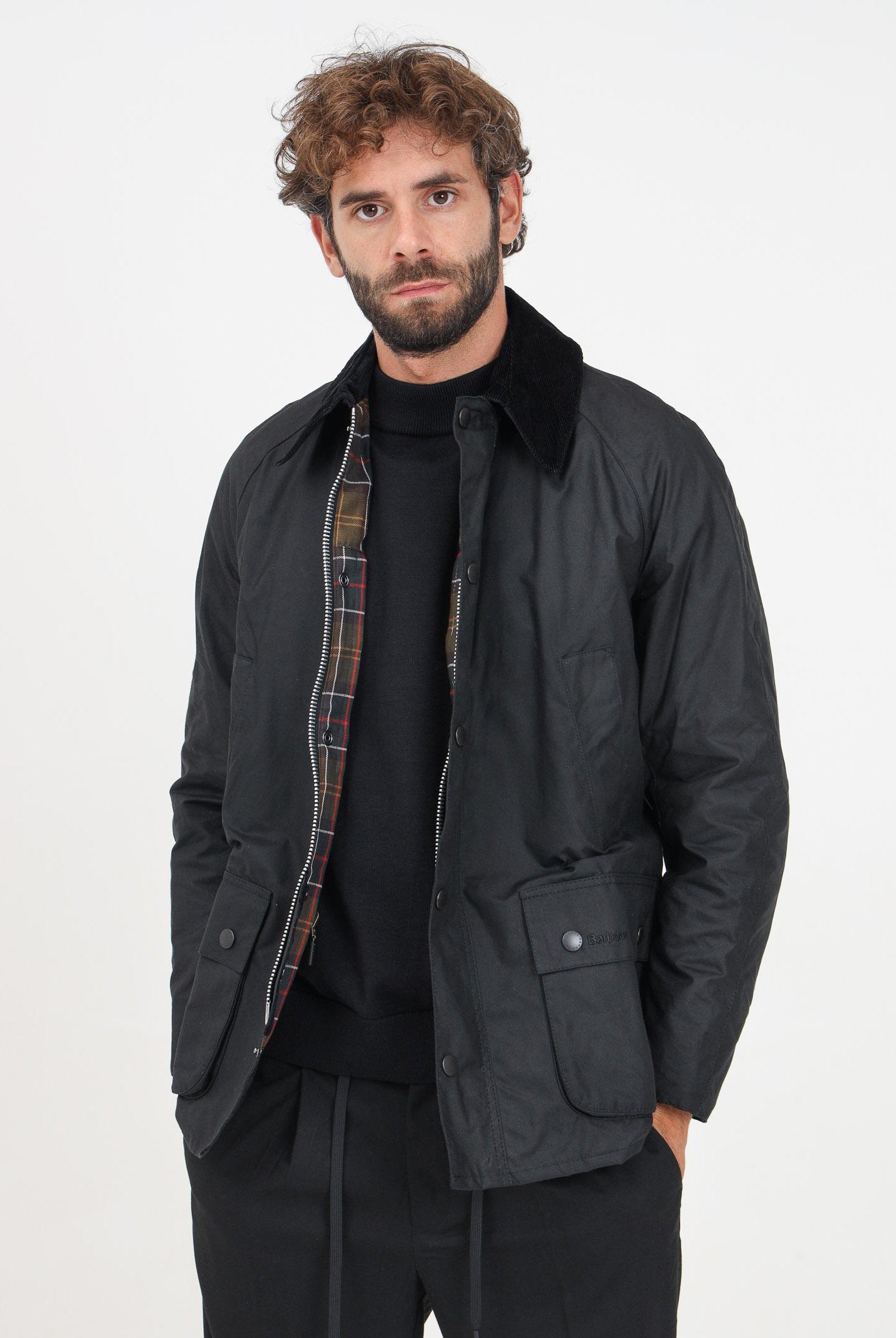 BARBOUR Giubbotto Ashby nero da uomo 242-MWX0339MWX BK72 BARBOUR