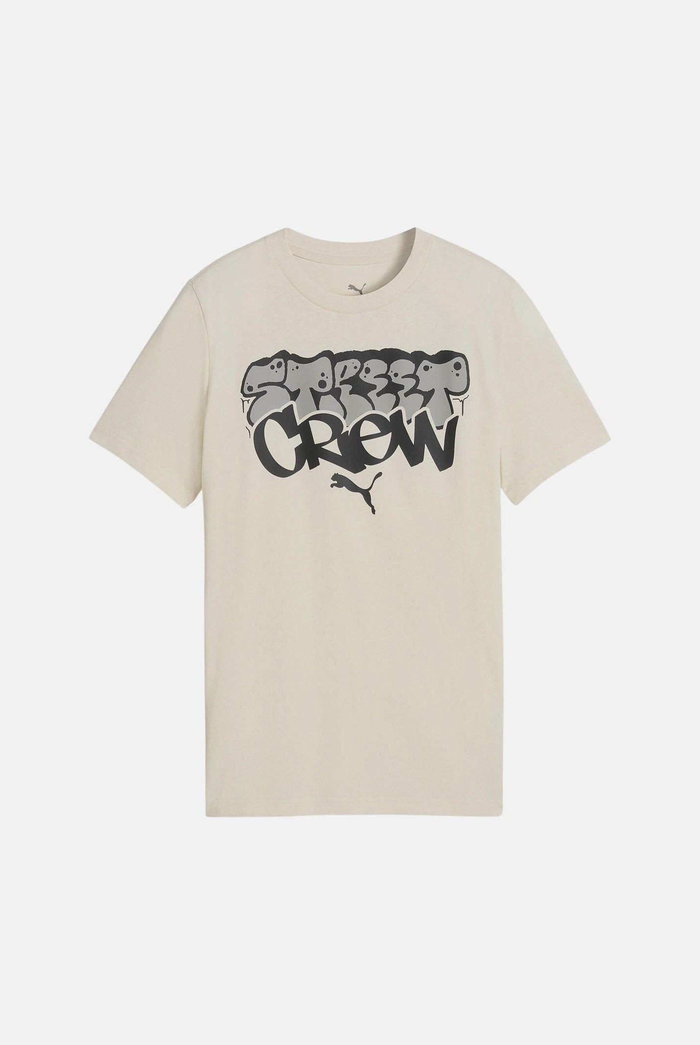 PUMA T-shirt a manica corta MID 90s panna da bambino 691743 87 PUMA