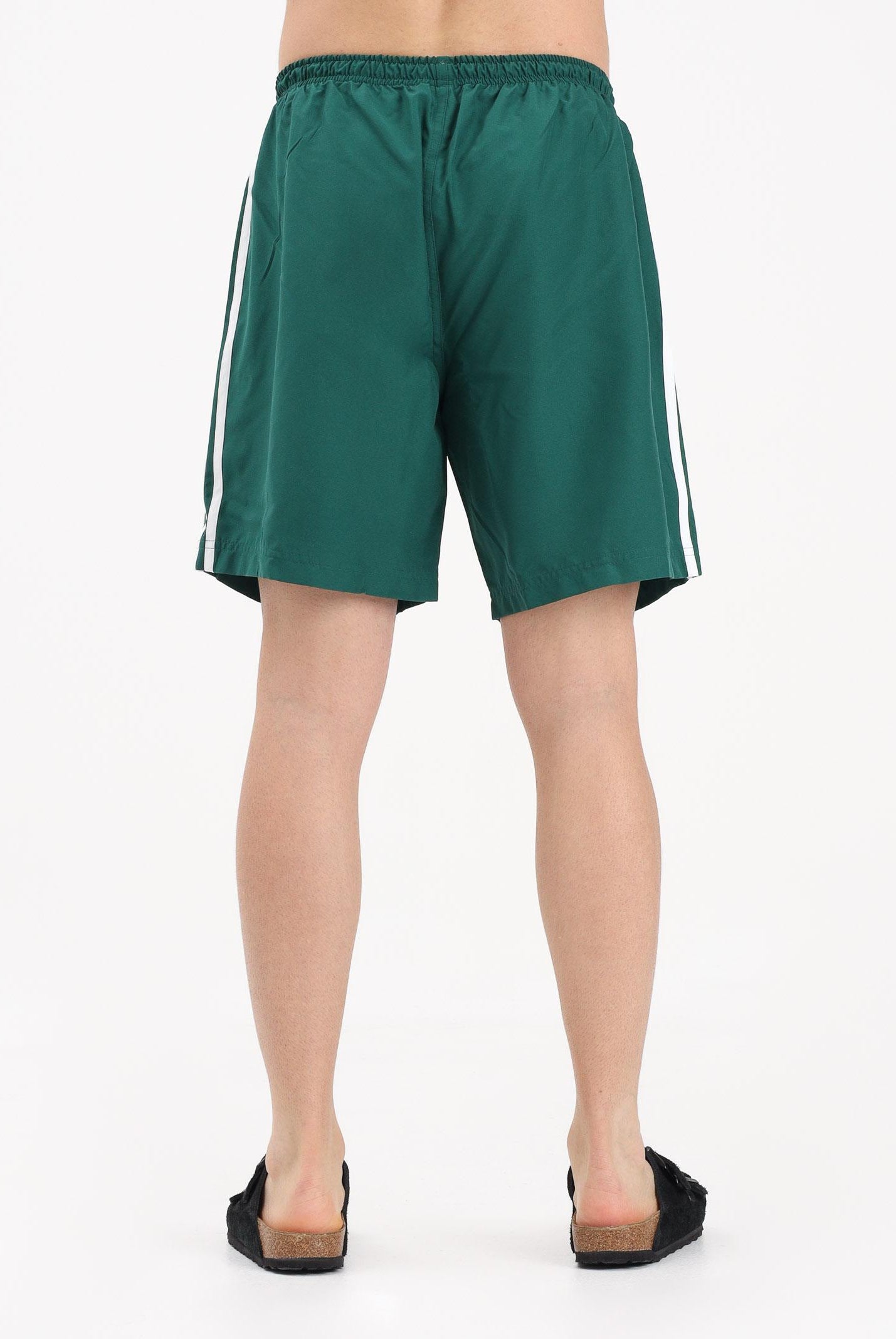 ADIDAS ORIGINALS Shorts mare ADICOLOR 3 STRIPES verde da uomo JZ8477 . ADIDAS ORIGINALS