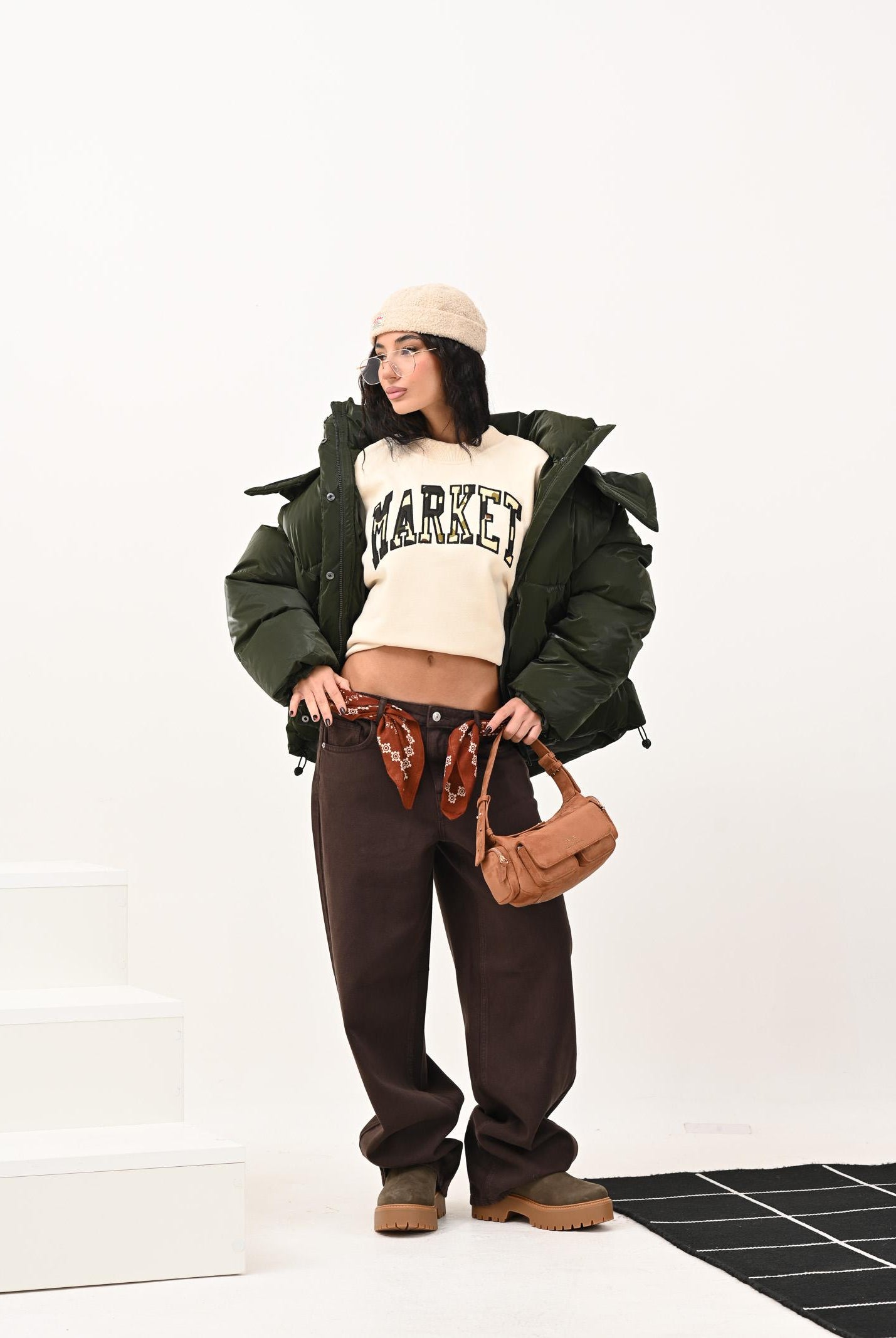 ONLY Jeans marrone da donna 15358793 SealBrown ONLY