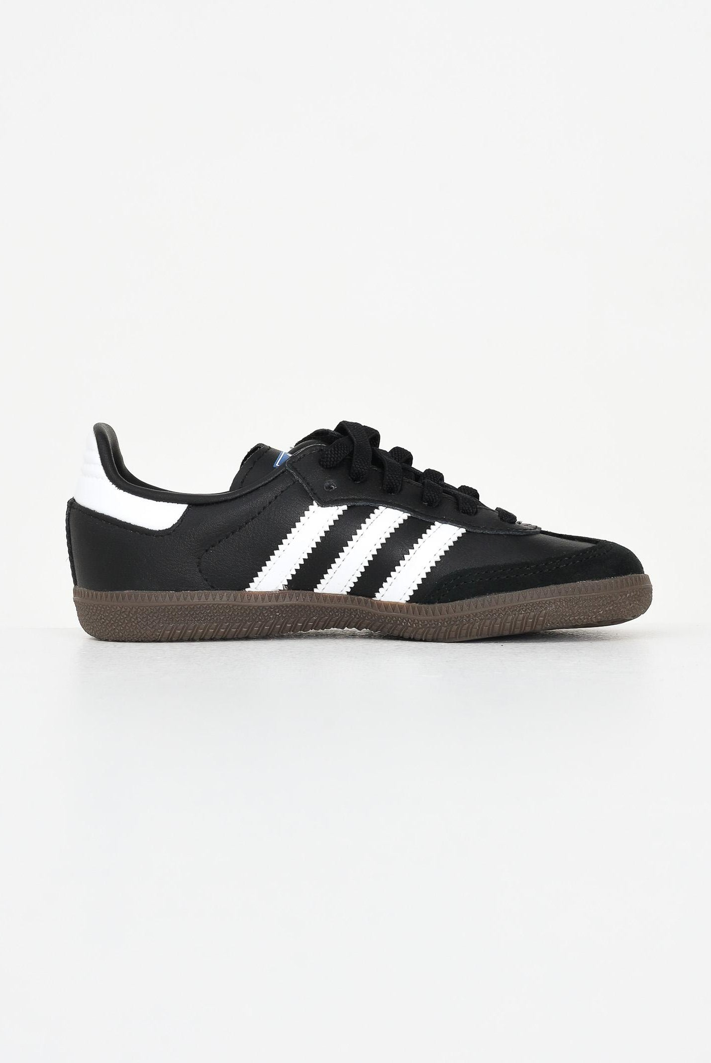 ADIDAS ORIGINALS Sneakers Samba OG Comfort Closure Elastic Lace nere per bambino e bambina JQ6390 . ADIDAS ORIGINALS