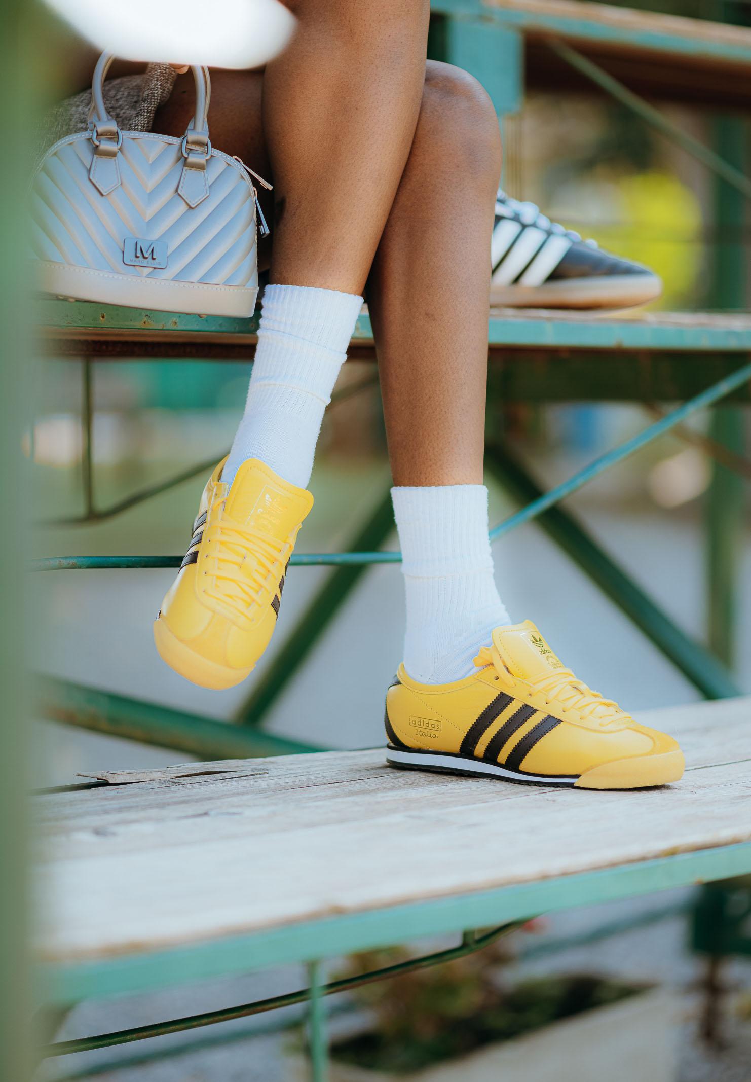 ADIDAS ORIGINALS Sneakers Italia 70s gialle per uomo e donna JQ9071 ADIDAS ORIGINALS