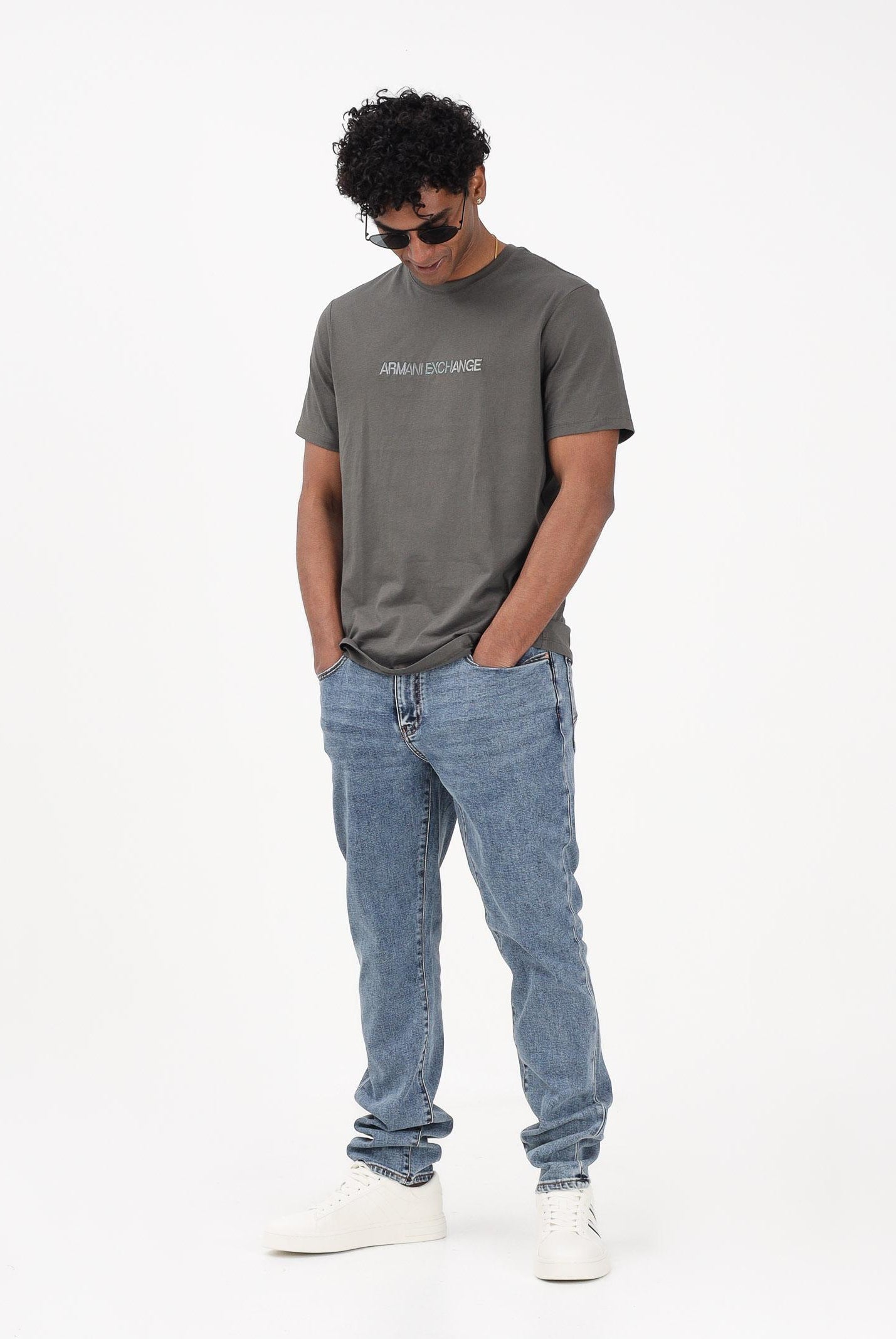 ARMANI EXCHANGE Jeans in denim chiaro da uomo XM000070AF24465 MB001 ARMANI EXCHANGE