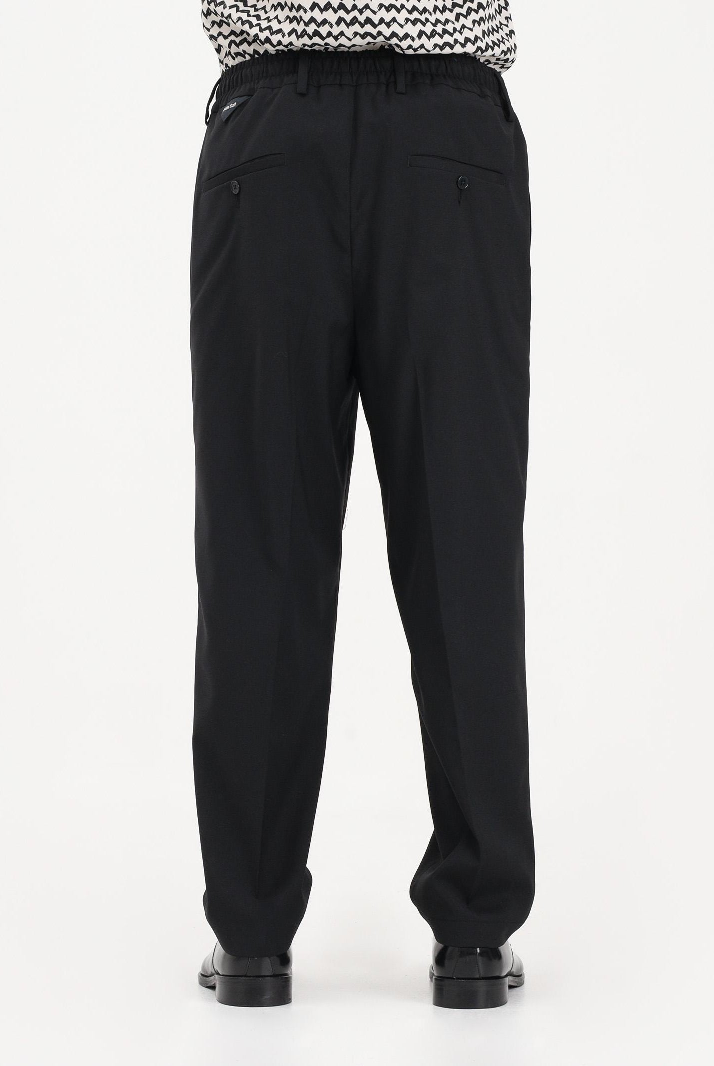 GOLDEN CRAFT Pantalone nero da uomo con vita elasticizzata GC1PSS266920 D001 GOLDEN CRAFT