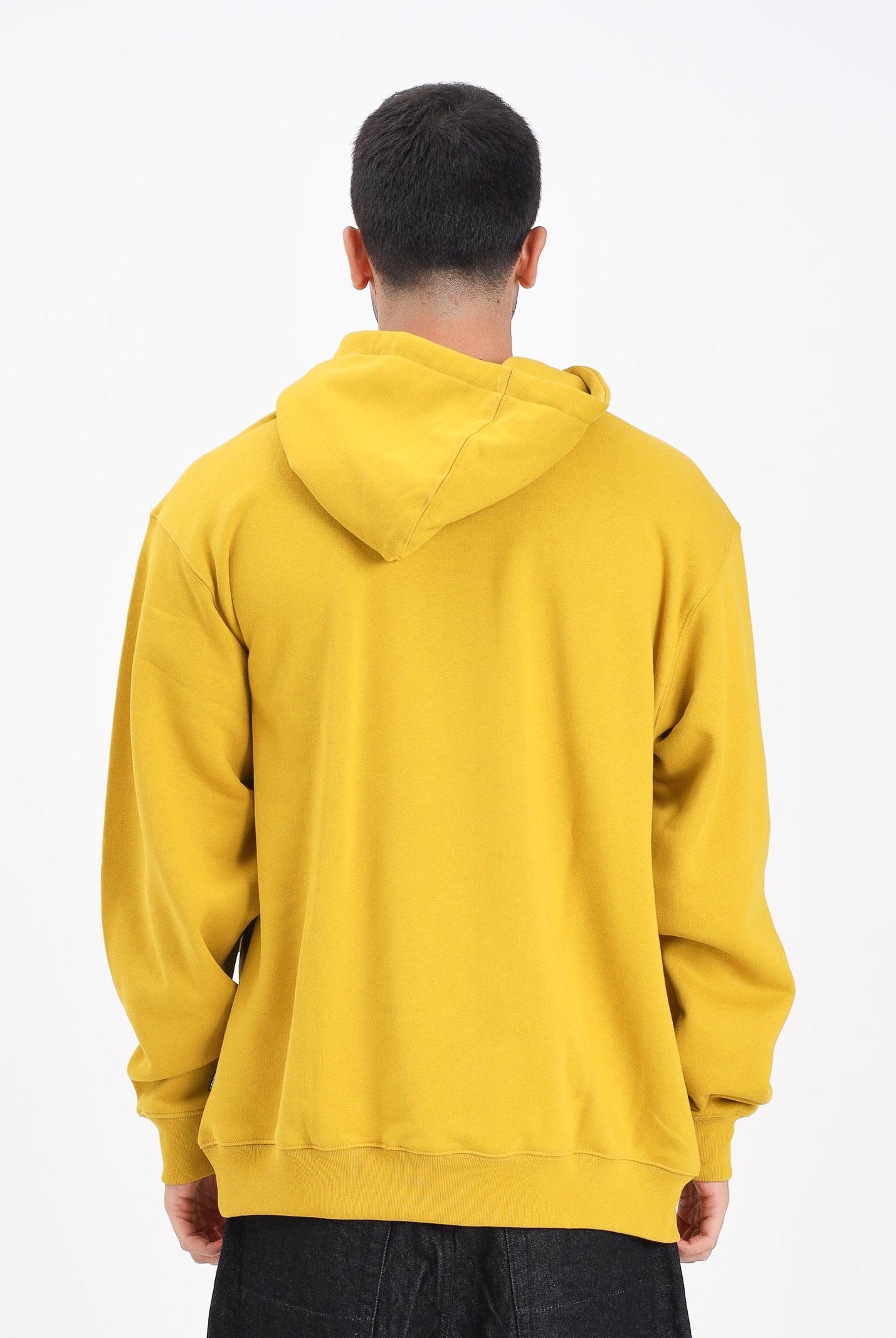 VANS Felpa con cappuccio Left Chest II senape da uomo VN000P21EMX1 VANS